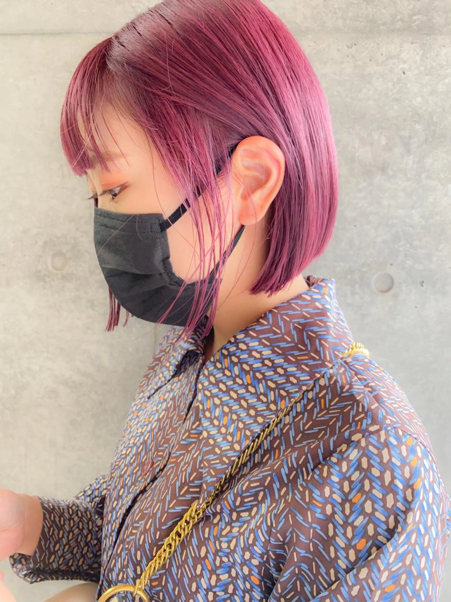 ショート カラー ブリーチ レイヤー暖色カラー 池袋Yamamotoのヘアスタイル