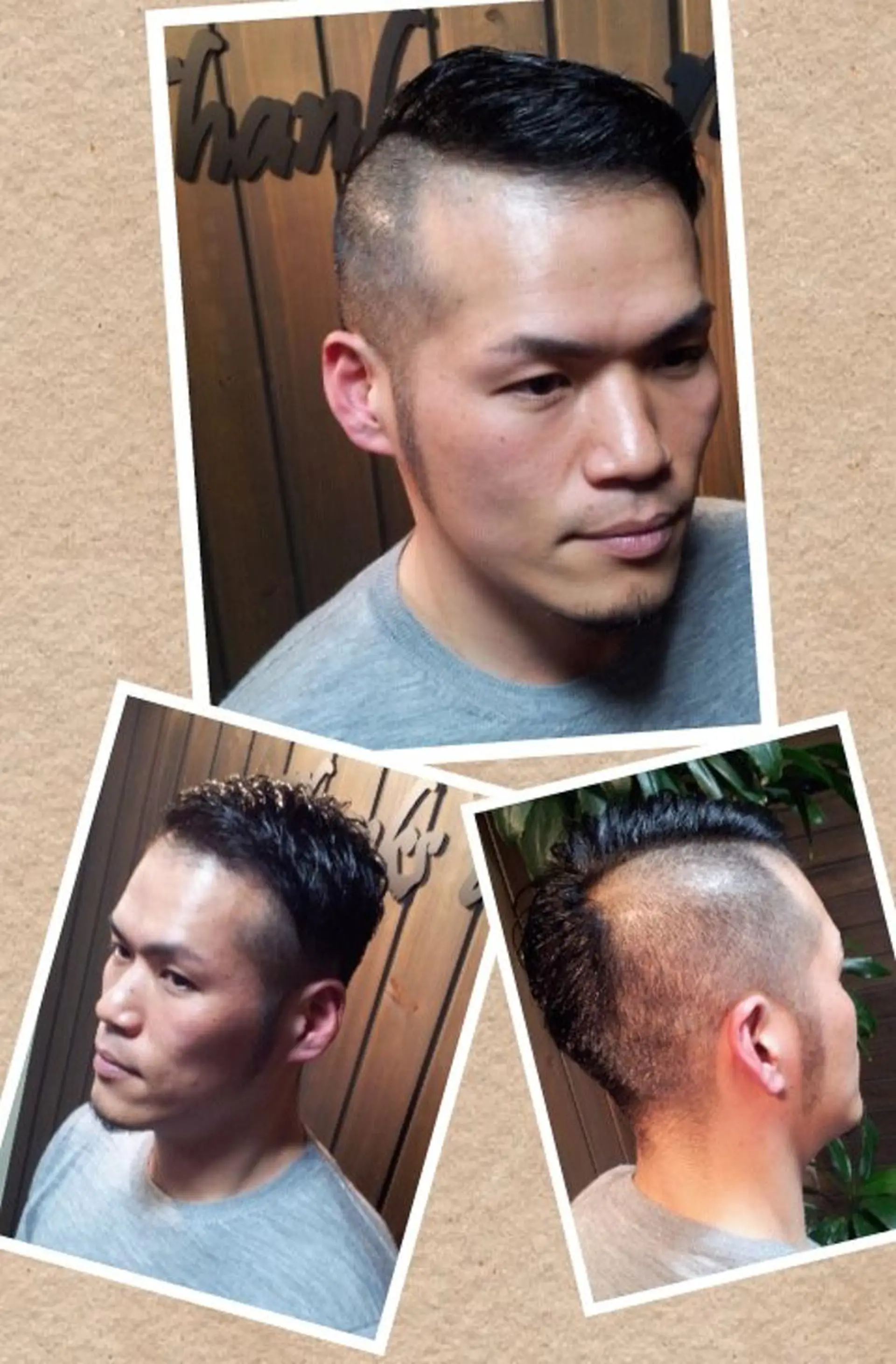 メンズ ショート 岡林 選のヘアスタイル