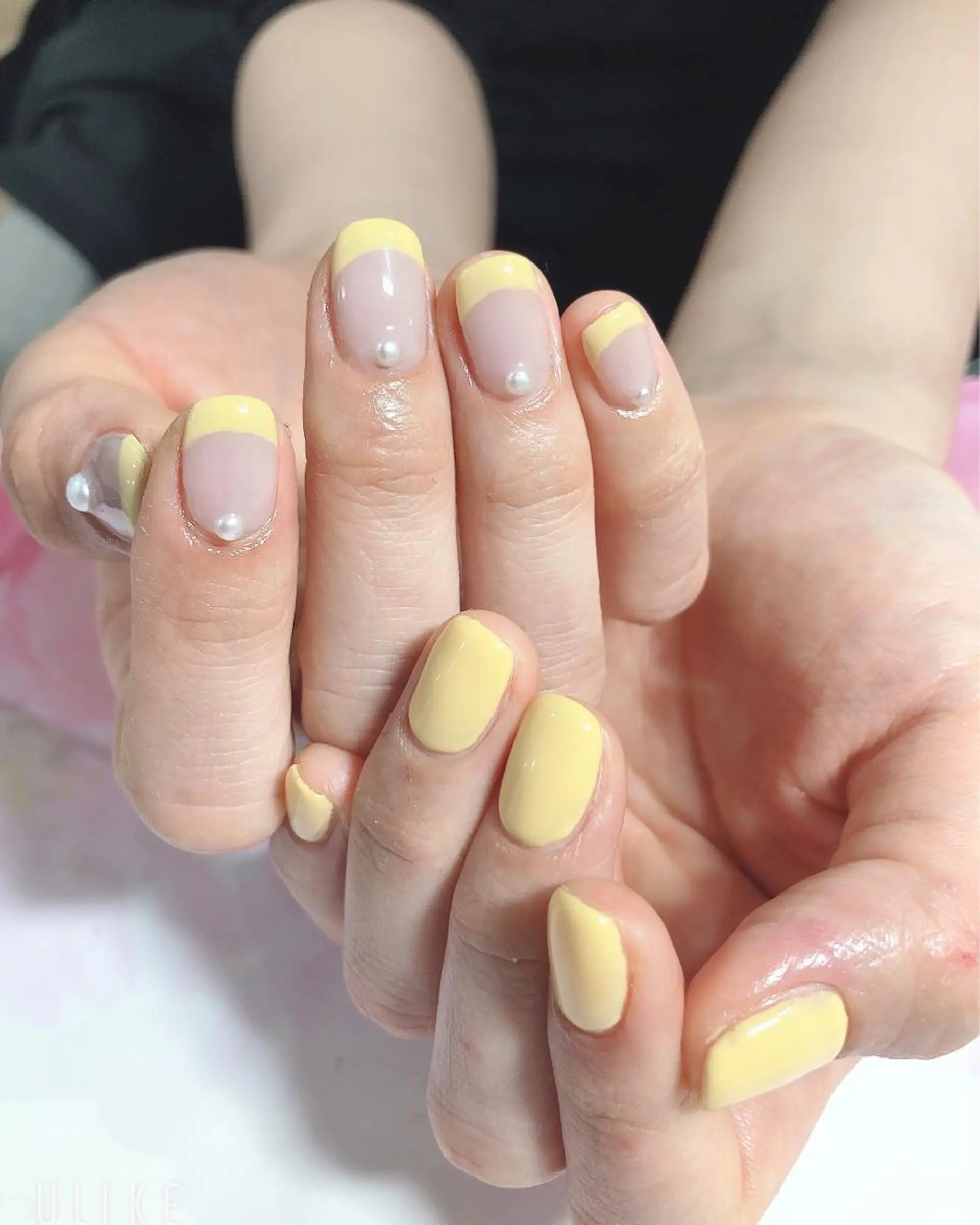 ネイル フレンチネイル ハンドネイル 吉野✨ ネイルデザイナー✨のネイルデザイン