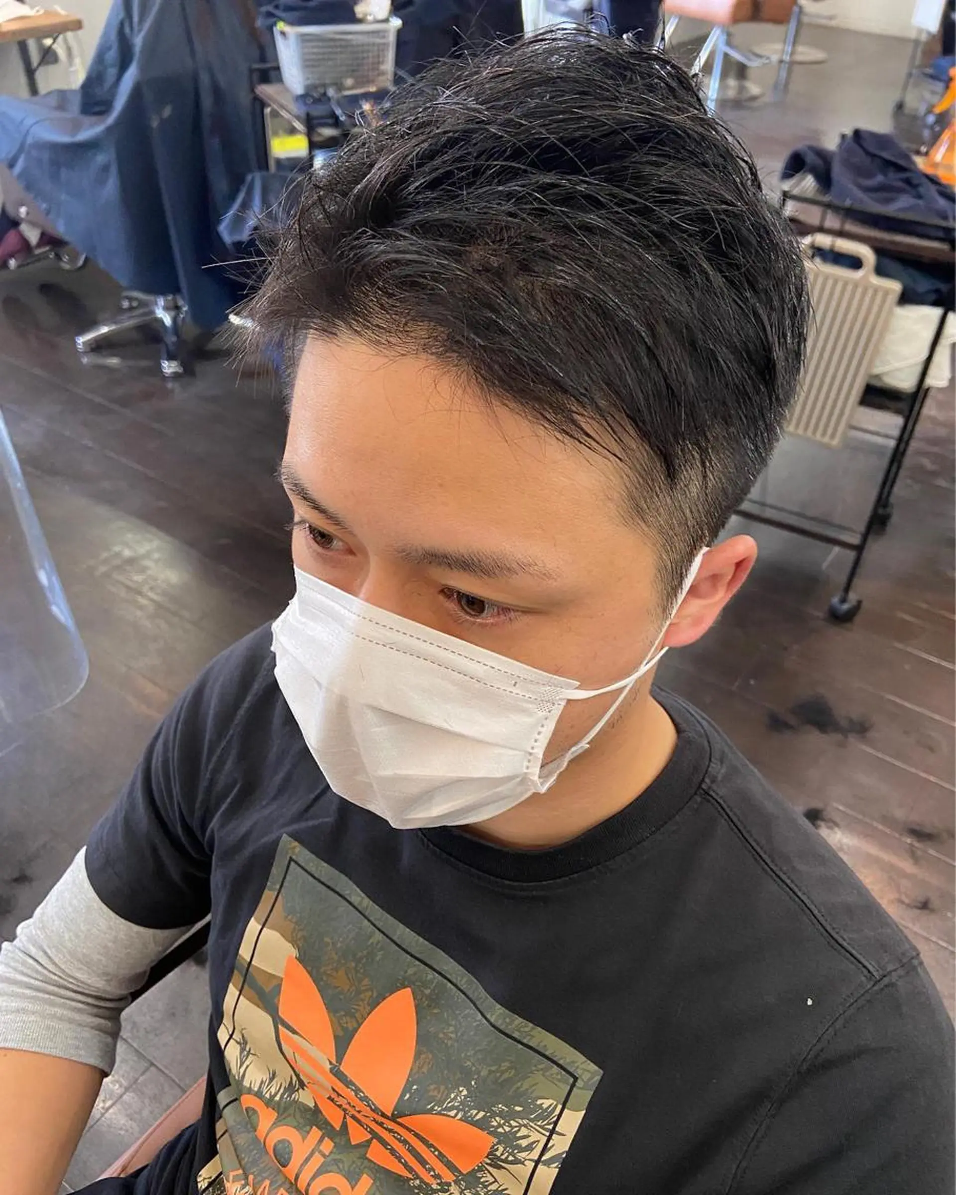 ショート カラー パーマ ヘアアレンジ メンズ キッズ ネイル マツエク・マツパ アイブロウ メンズハイライト メンズパーマ ブラウンカラー ケアカラー 透明感カラー 久木原 ゆりのヘアスタイル