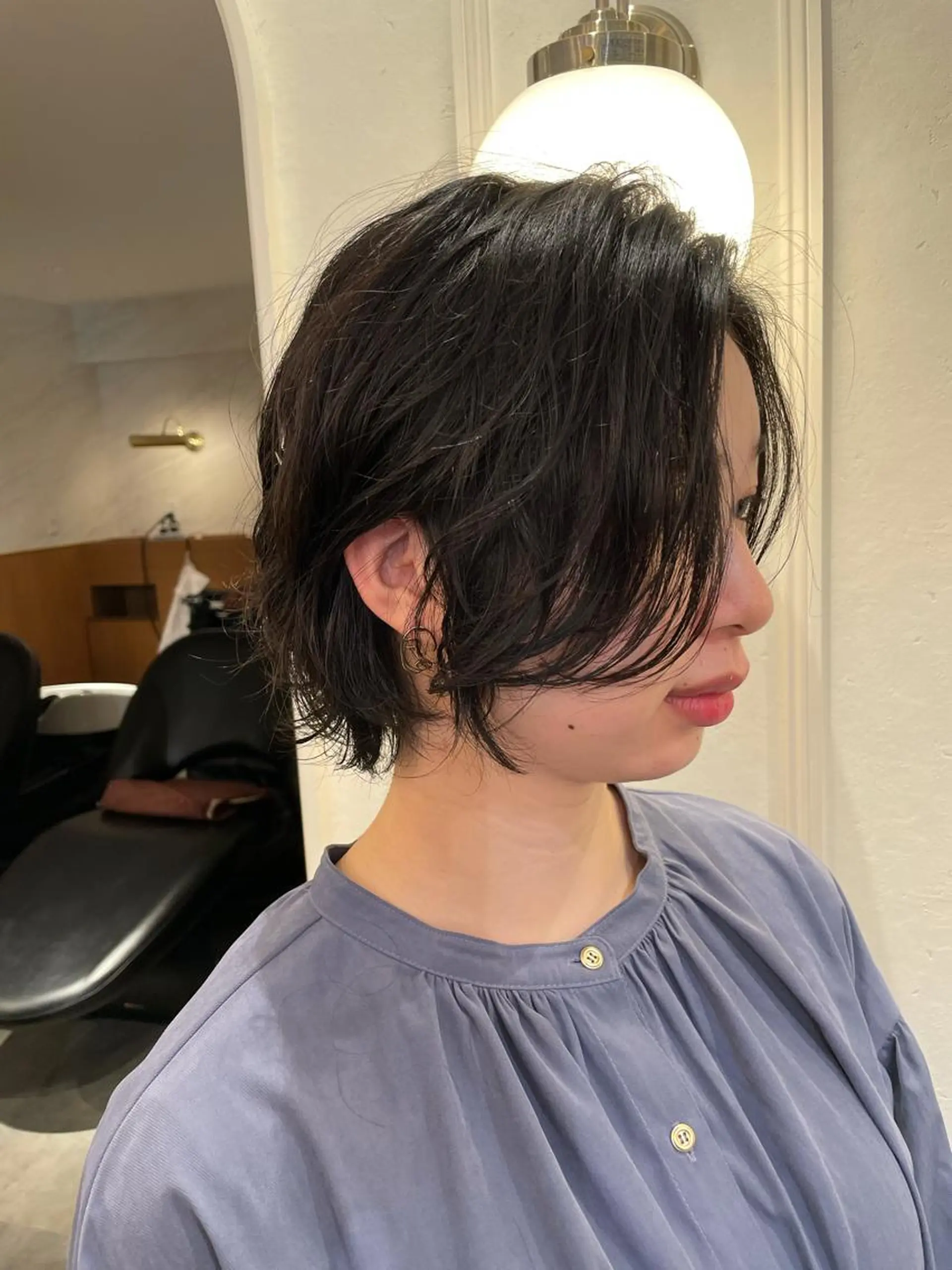 ショート パーマ カット パーマ トリートメント 縮毛/ショート/ ボブ/レイヤー/小原のヘアスタイル