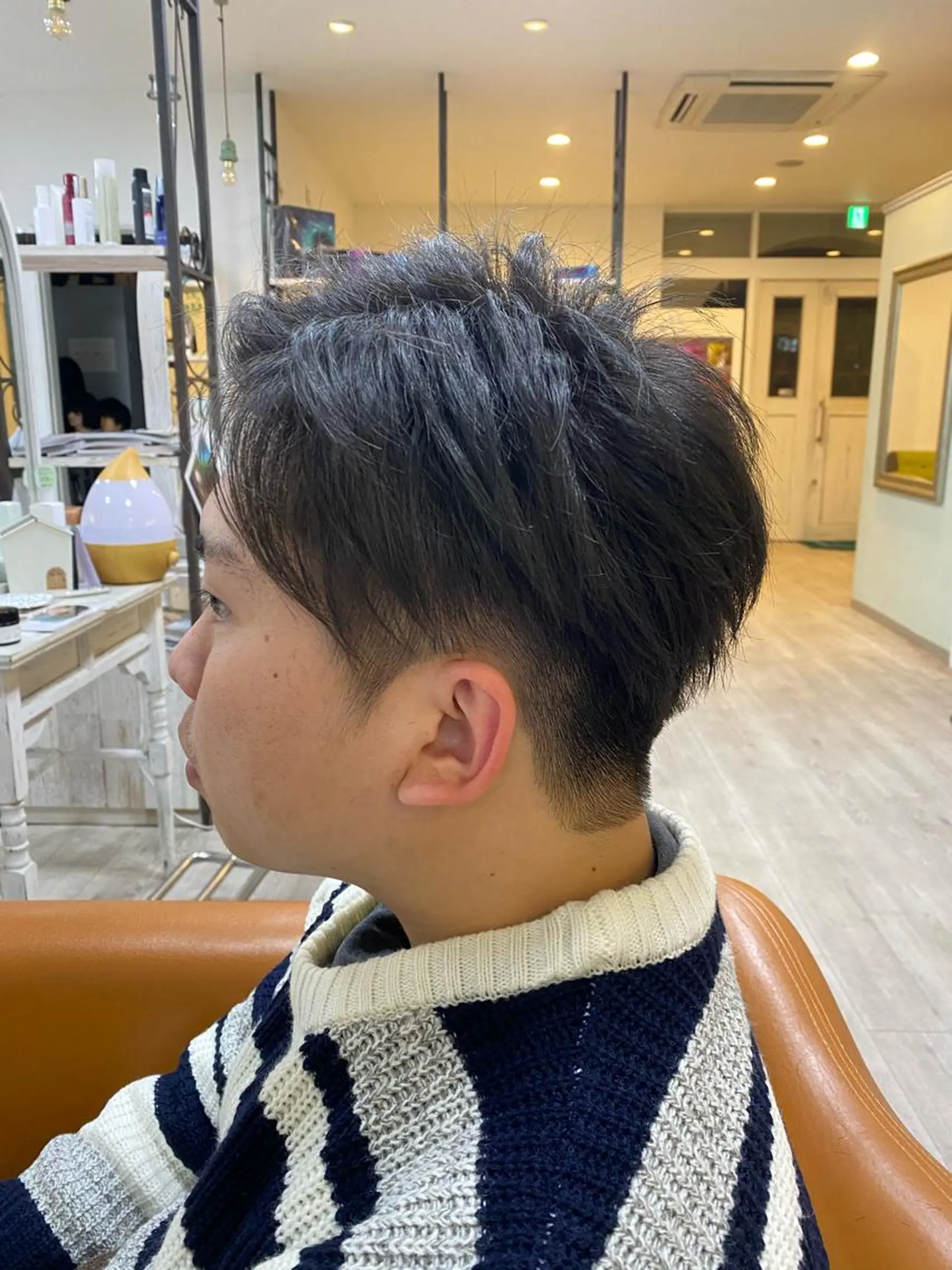 メンズ Calme所属・吉富 陸のヘアスタイル
