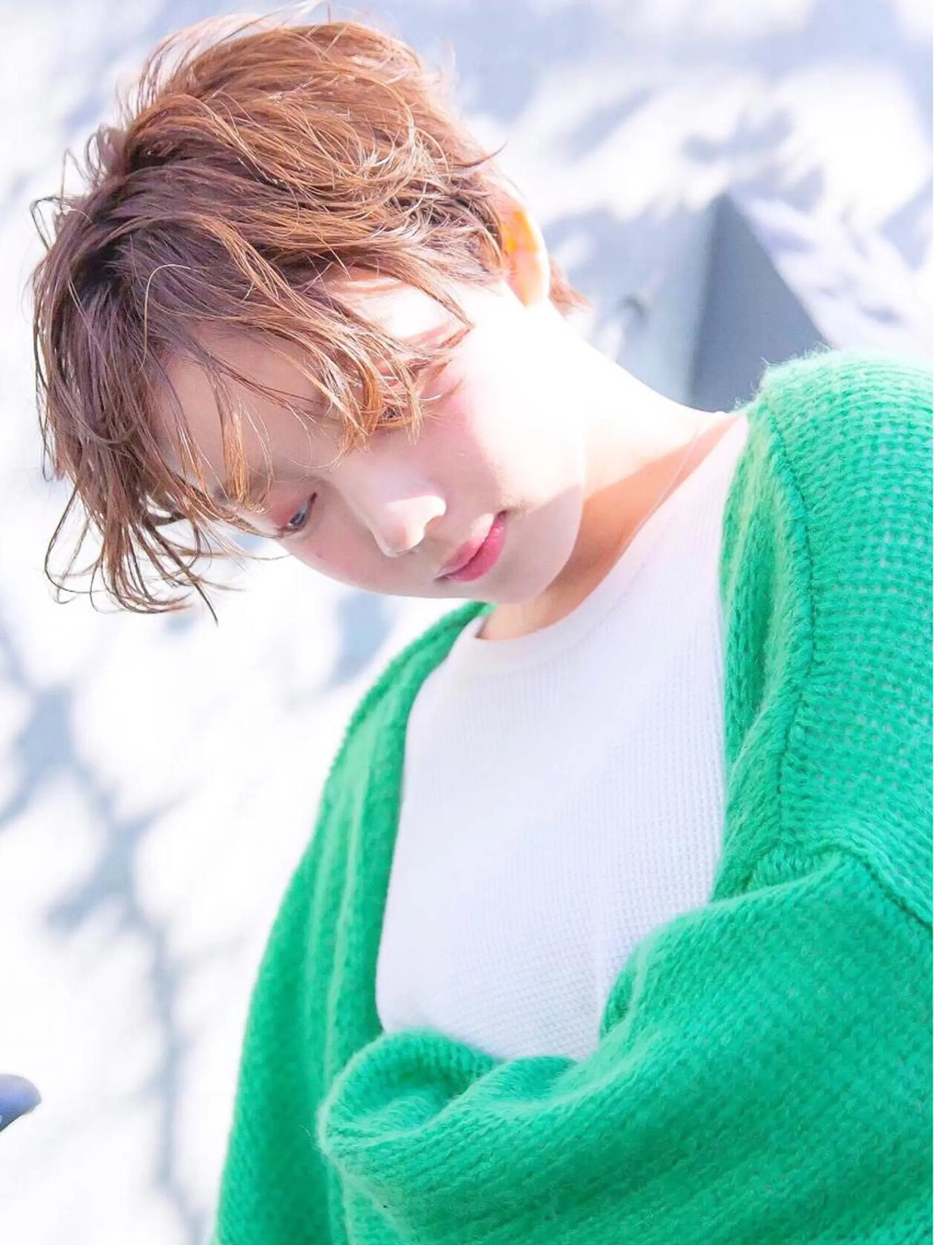 ショート カラー すきバサミを使わない カット✂️✨郡司泰之のヘアスタイル