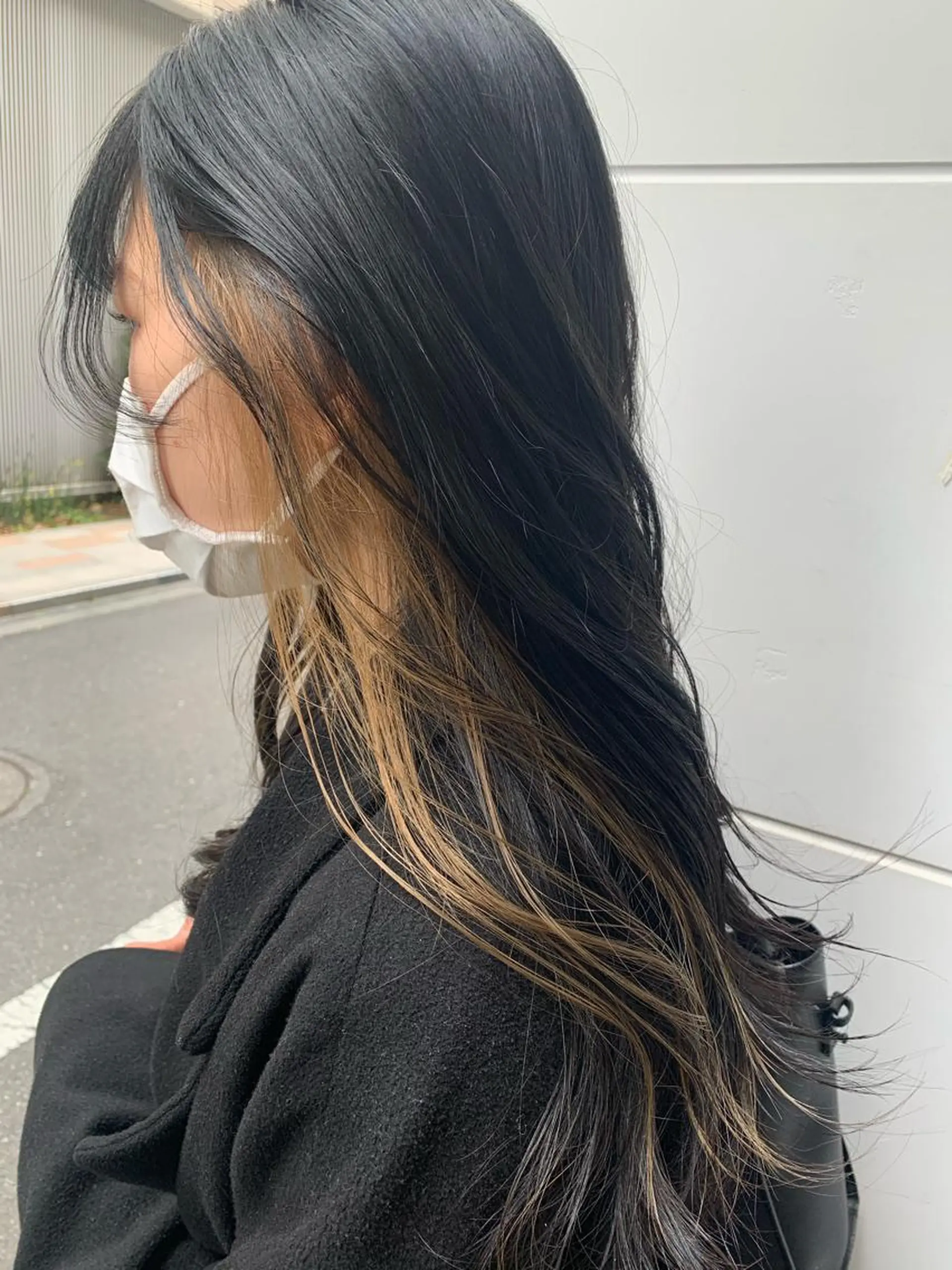 セミロング カラー イヤリングカラー 縮毛矯正✖️似合わせ 🌻ヒトミのヘアスタイル