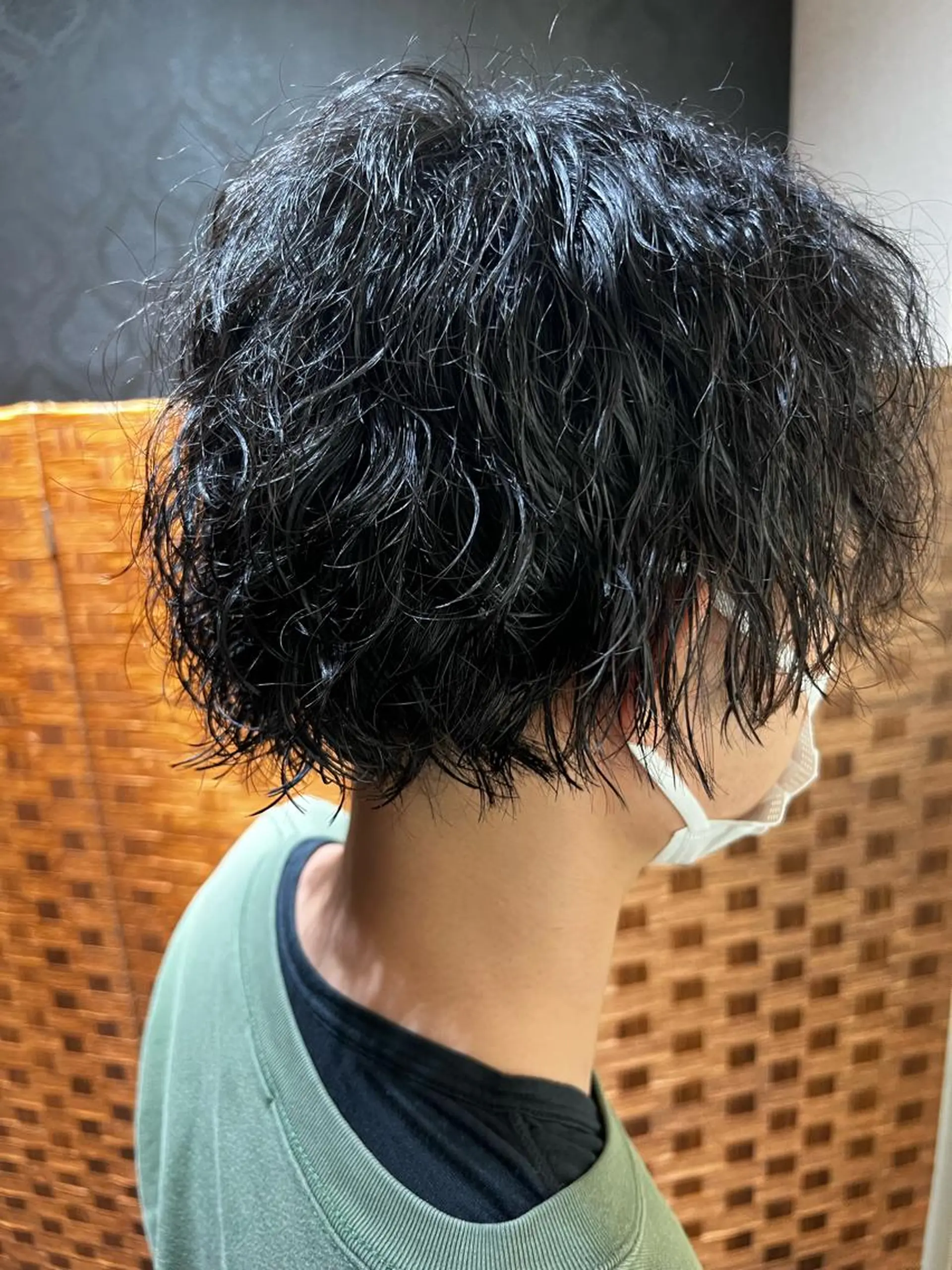 ミディアム パーマ 🏅メンズ特化 ヤマクラ　タイキのヘアスタイル