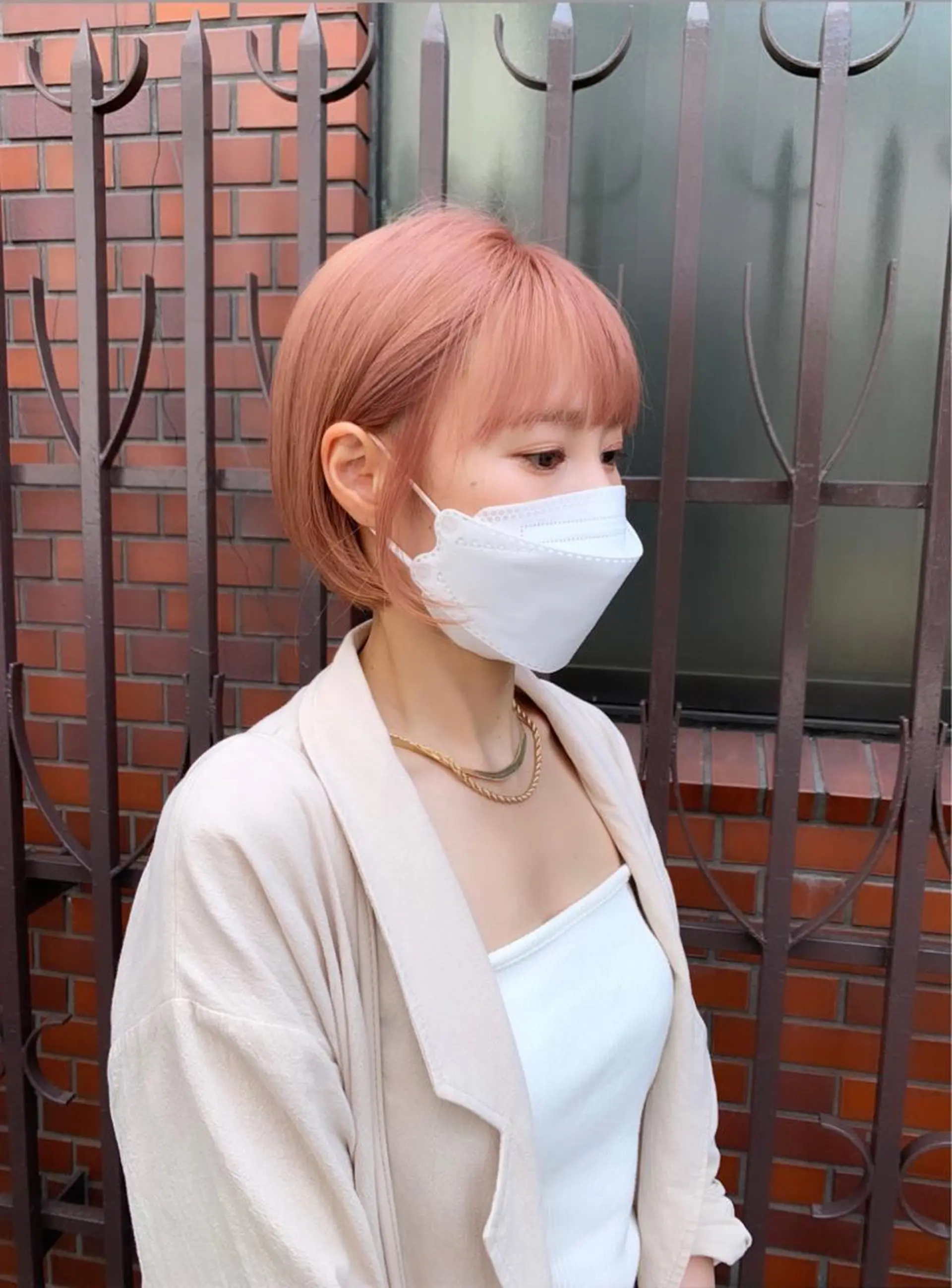 ショート ショートボブ 丸みショート ボブ ショートヘア レイヤー×縮毛矯正 深見 拓のヘアスタイル