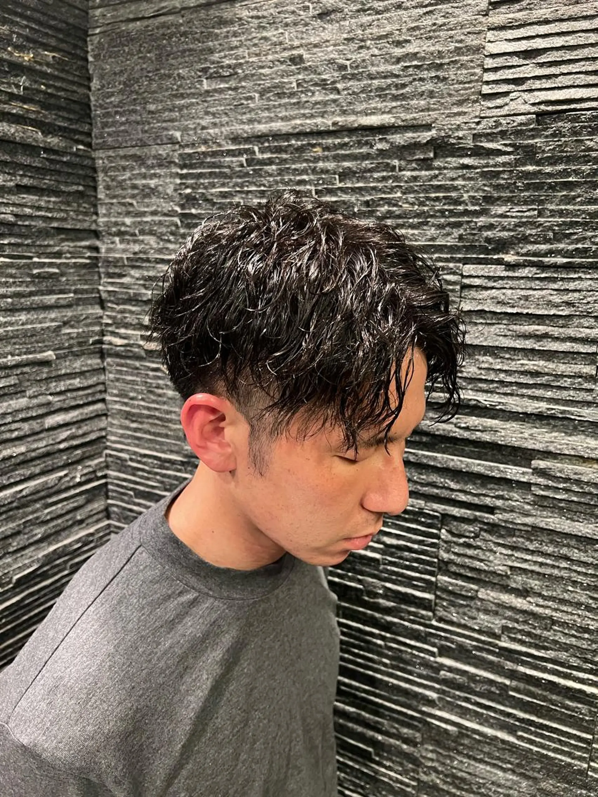 パーマ メンズ 圓子 快のヘアスタイル