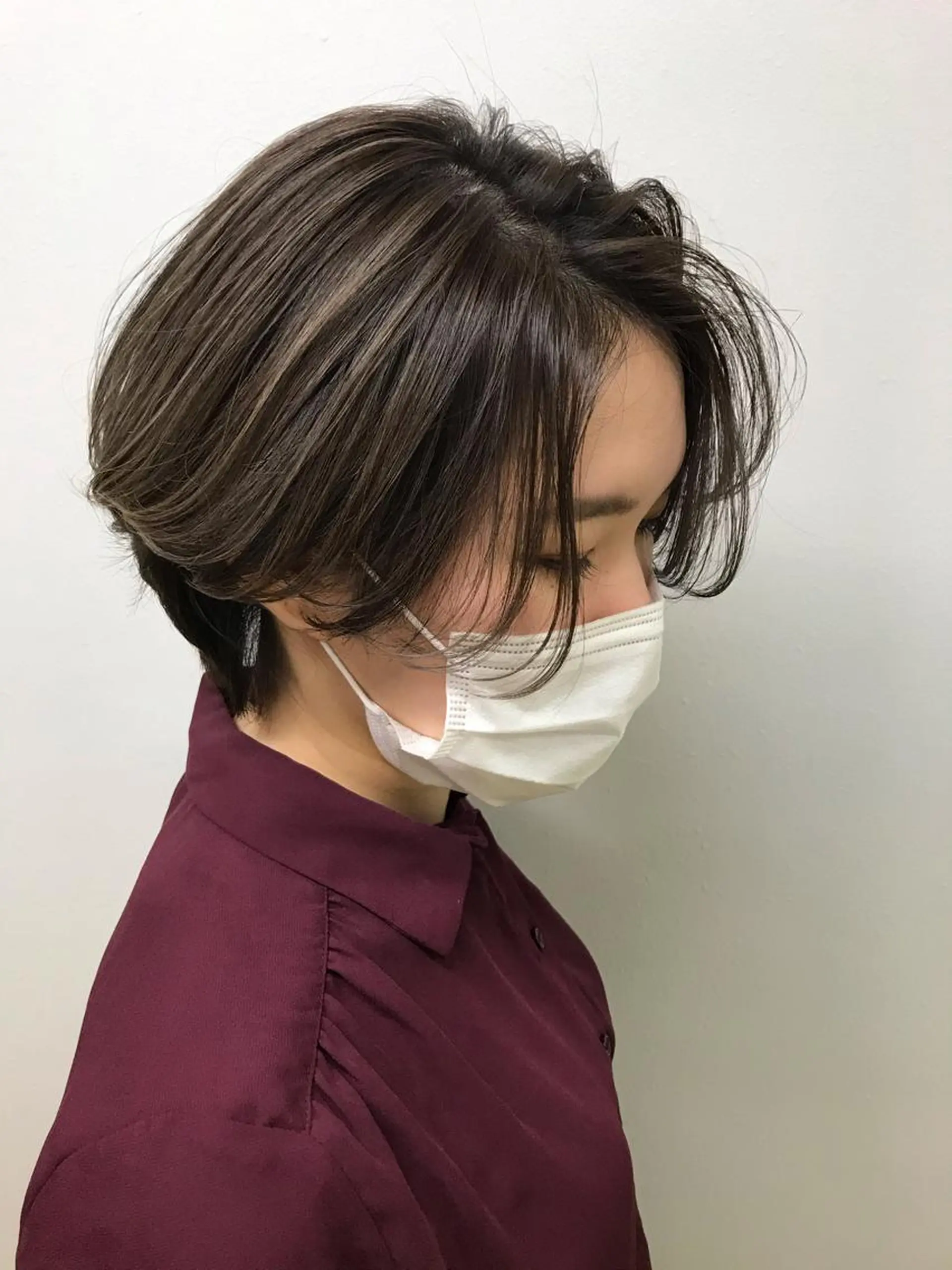 ショート カット ヘアカラー 藤中 隆悟のヘアスタイル