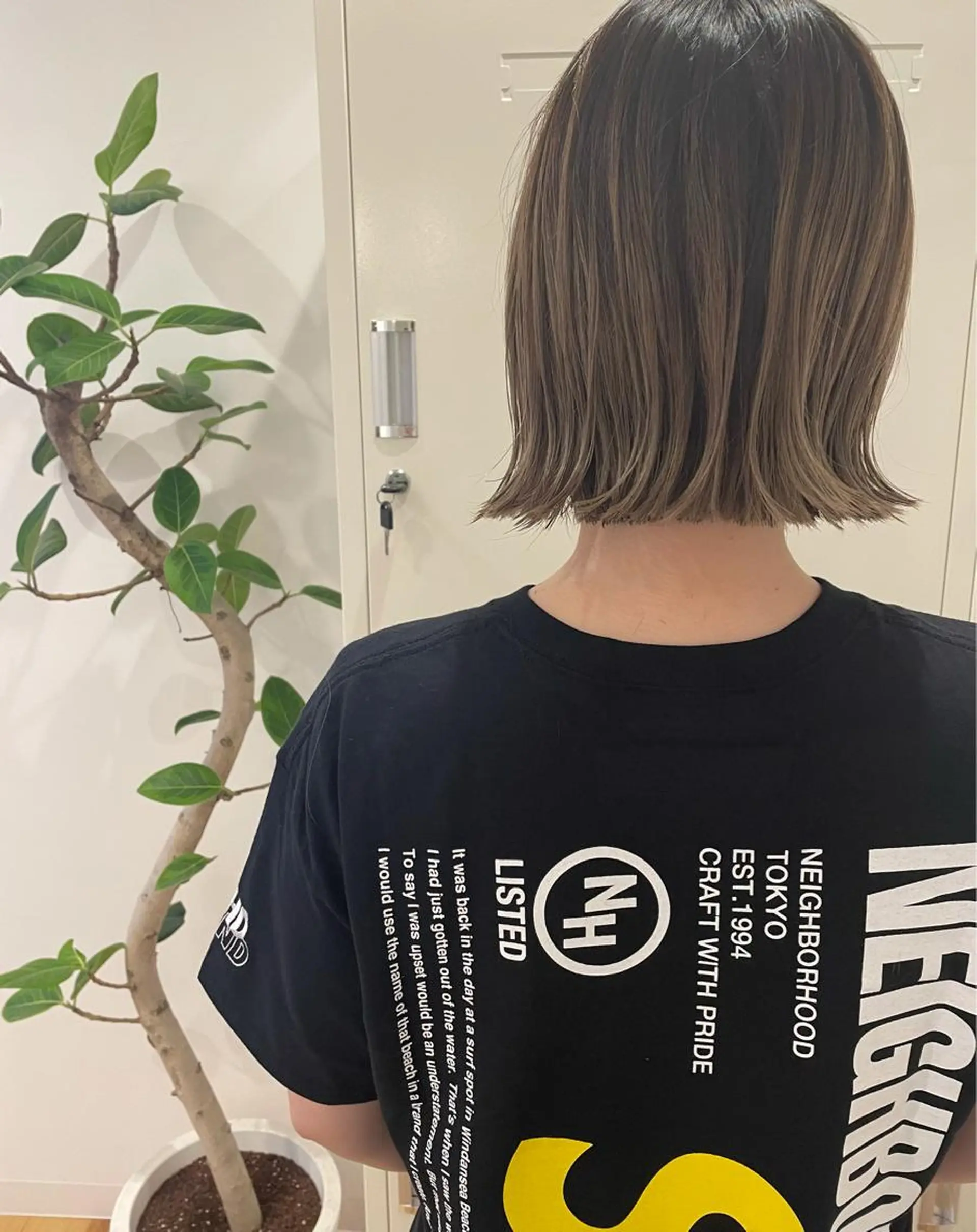 ショート カラー ヘアアレンジ ベージュカラー グラデーションカラー 外ハネヘア カット ヘアカラー トリートメント ヘッドスパ 北九州美容室 🕊️わかな✂︎のヘアスタイル