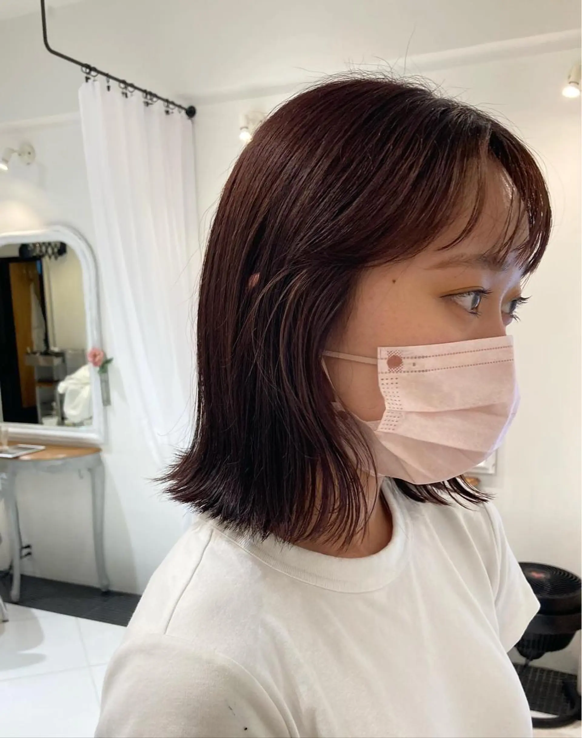 カラー ミストバング  フェイスフレーミング カットモデル 募集中/アスカのヘアスタイル