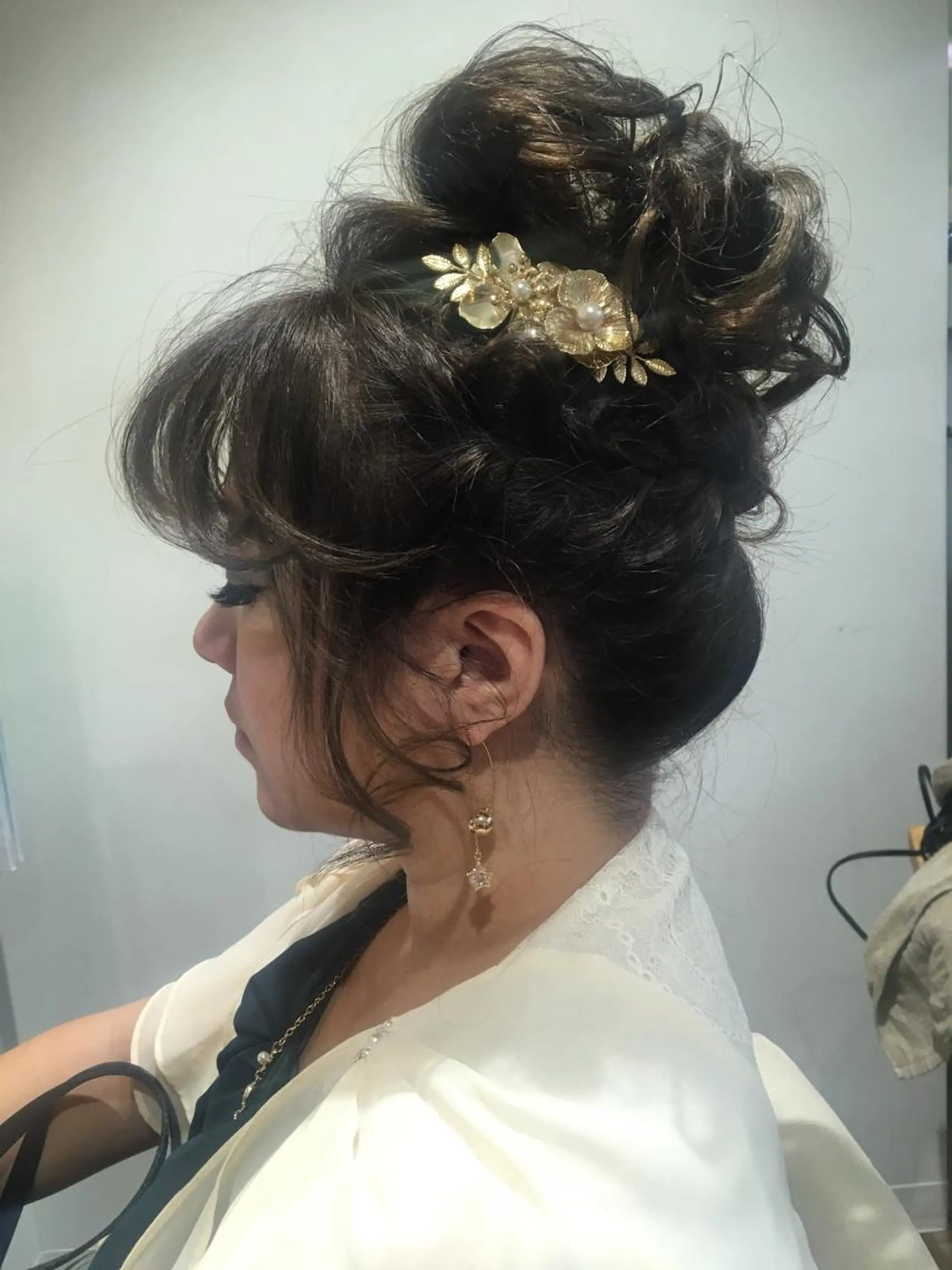 セミロング ヘアセット yoshimi .のヘアスタイル