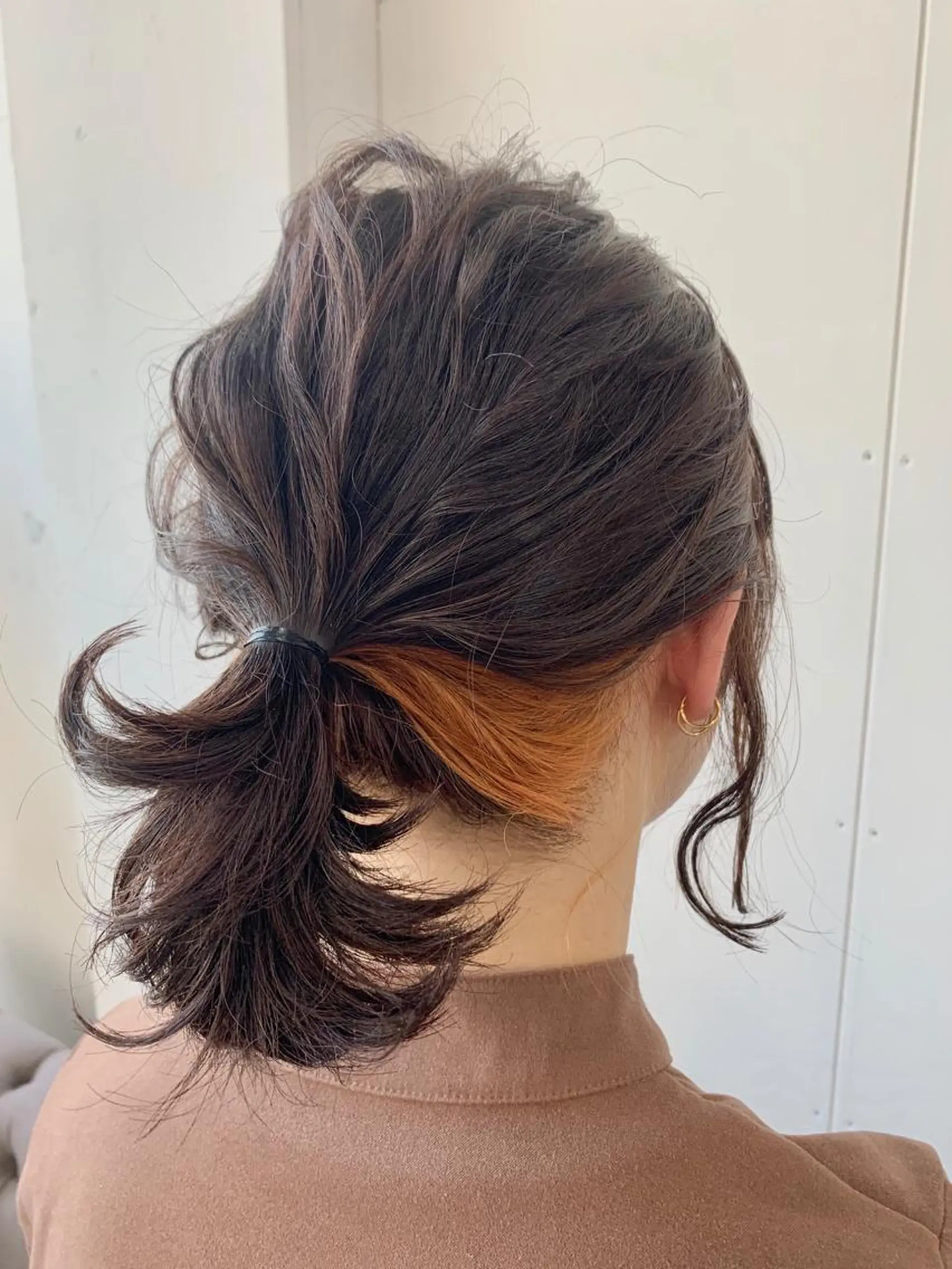 ミディアム カラー RINKA 琳茄のヘアスタイル