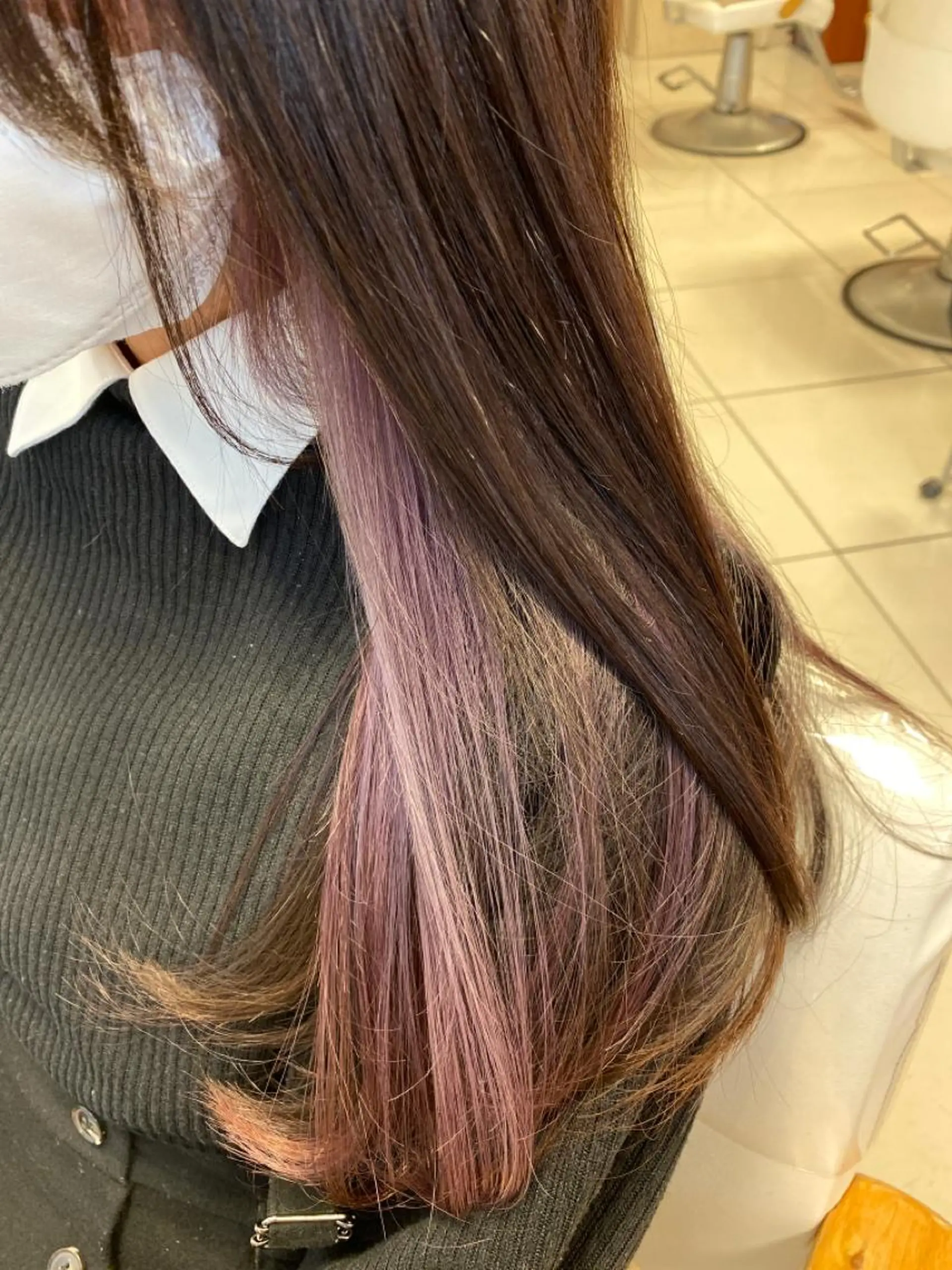 ロング へんみ みかのヘアスタイル