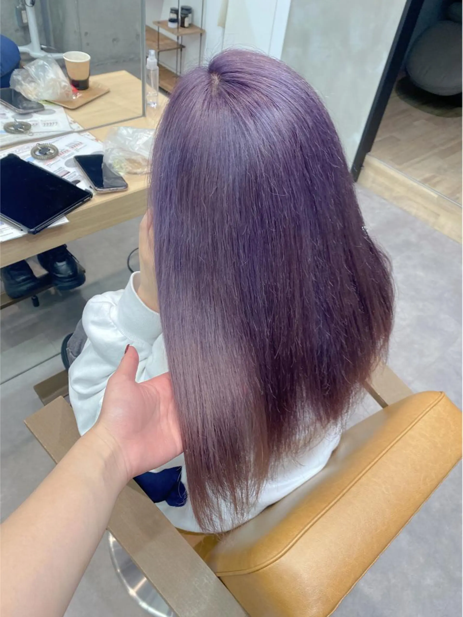 セミロング カラー ブルーカラー ヘアカラー トリートメント kaho🧸 / 大人styleのヘアスタイル