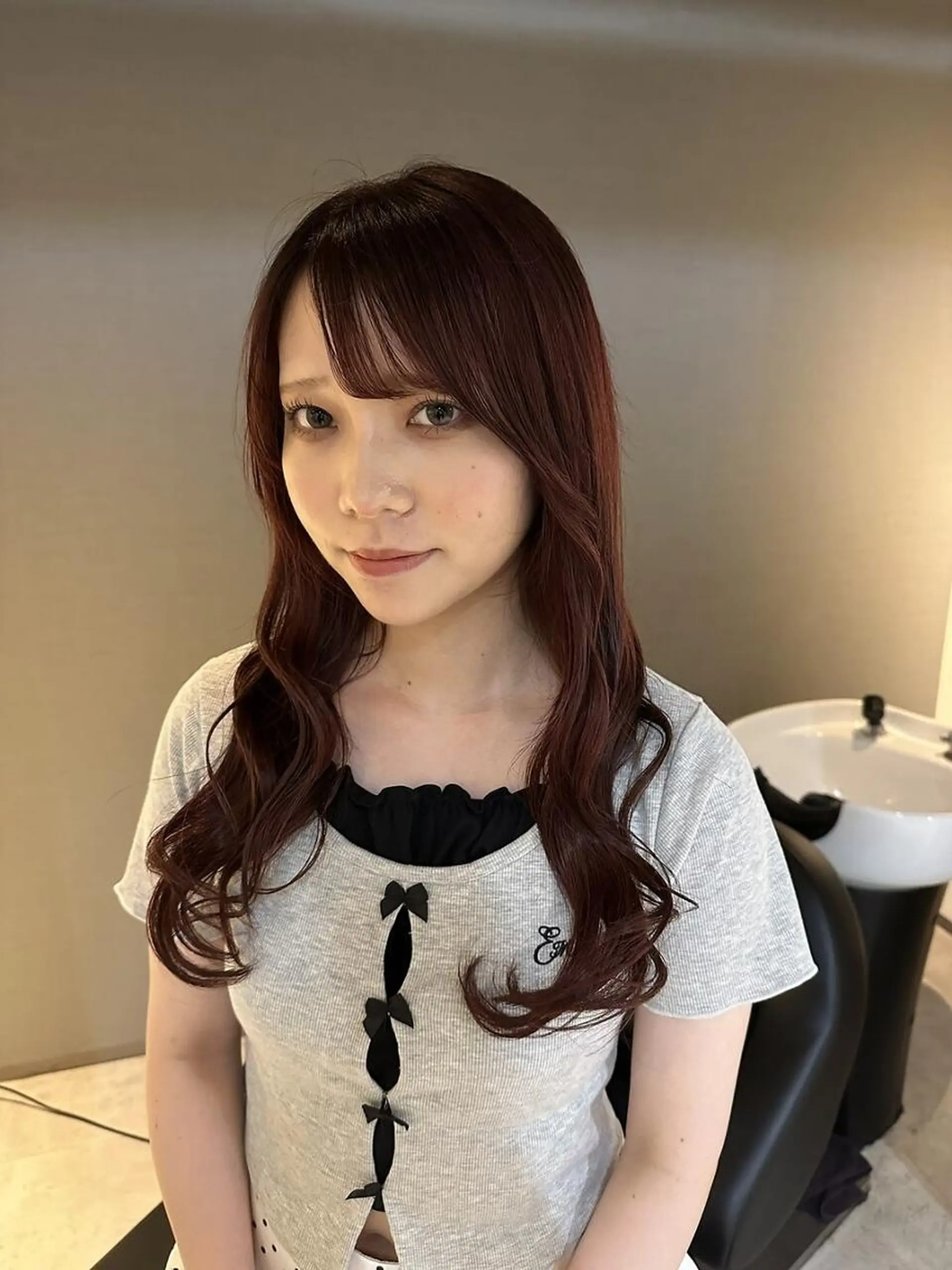 ロング カラー ショートボブ バレイヤージュ ブリーチ ダブルカラー ハイライトカラー カット ヘアカラー トリートメント N°sopo 札幌大通のヘアスタイル