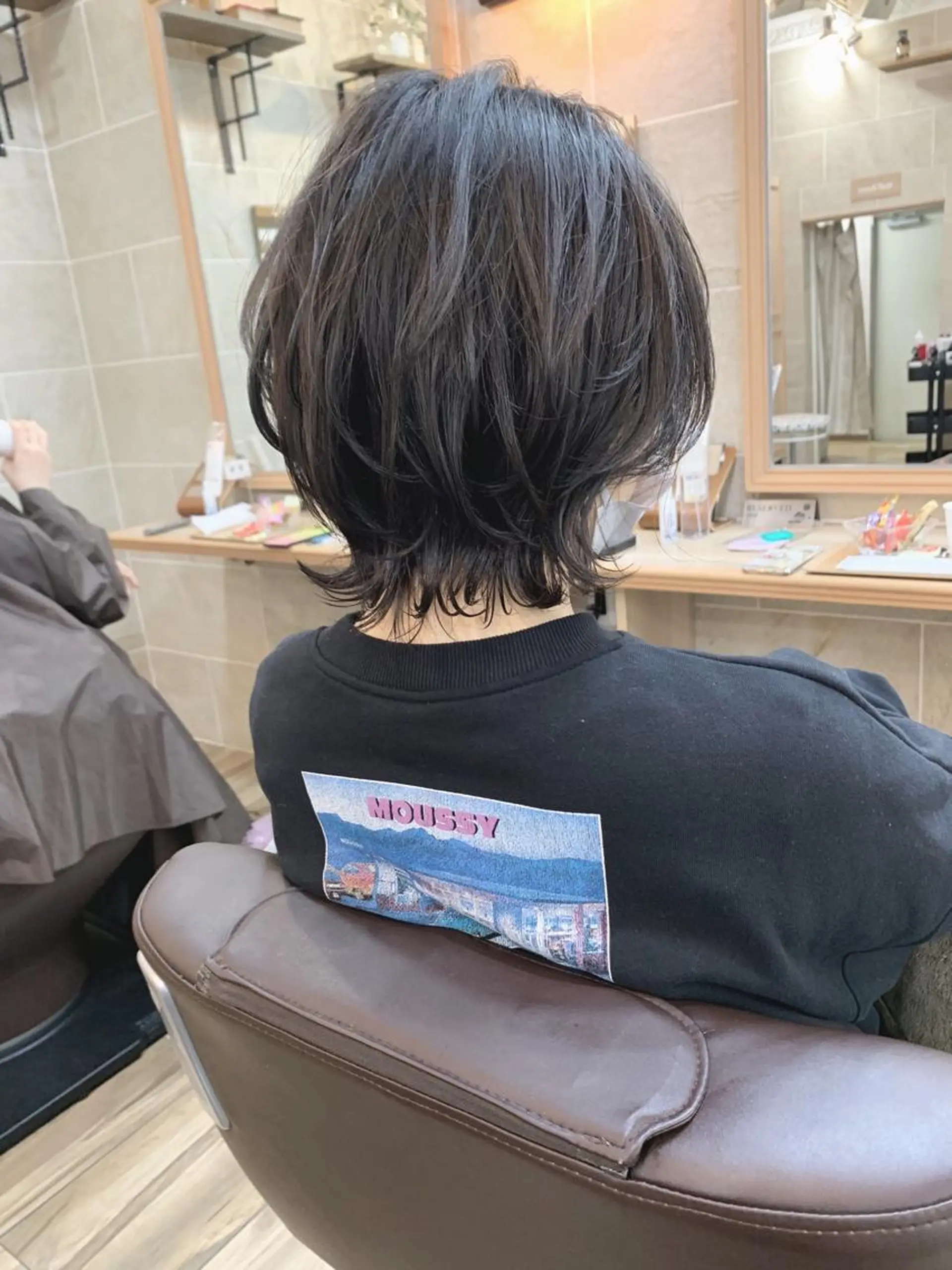 ショート ショートヘア ウルフカット カット ヘアカラー トリートメント EMANON横浜所属・平尾 拓也のヘアスタイル