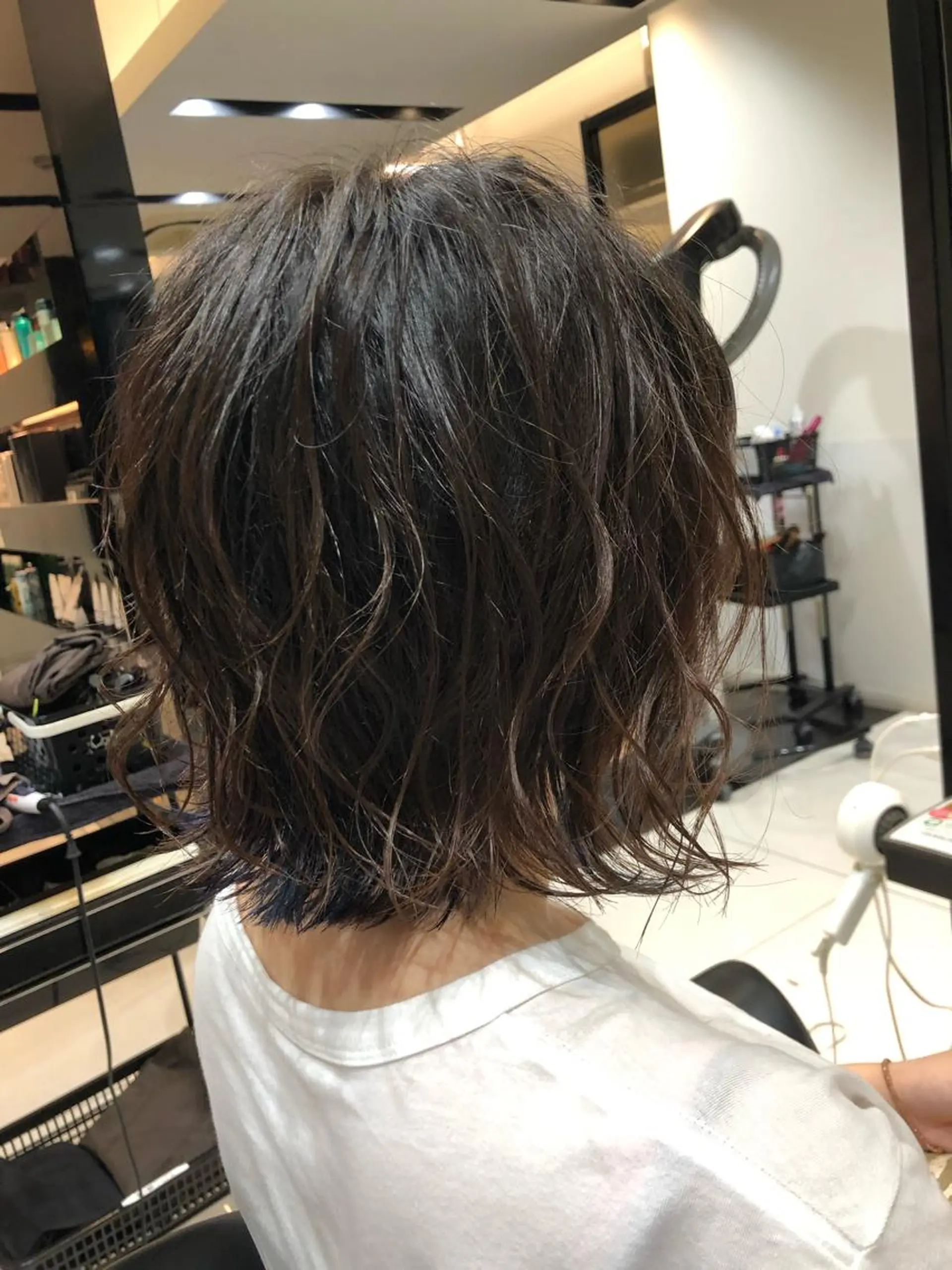 ミディアム カラー ヘアアレンジ ブリーチ ユニコーンカラー ✨髪質改善＆ボブ✨ 近藤 凌のヘアスタイル