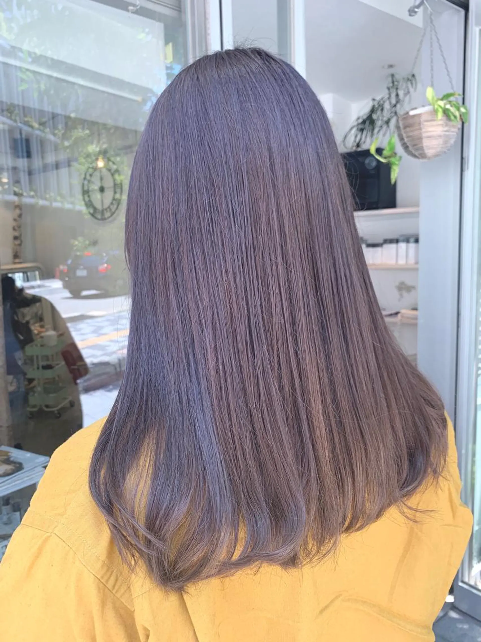 ロング カラー カット ヘアカラー fio マナミのヘアスタイル