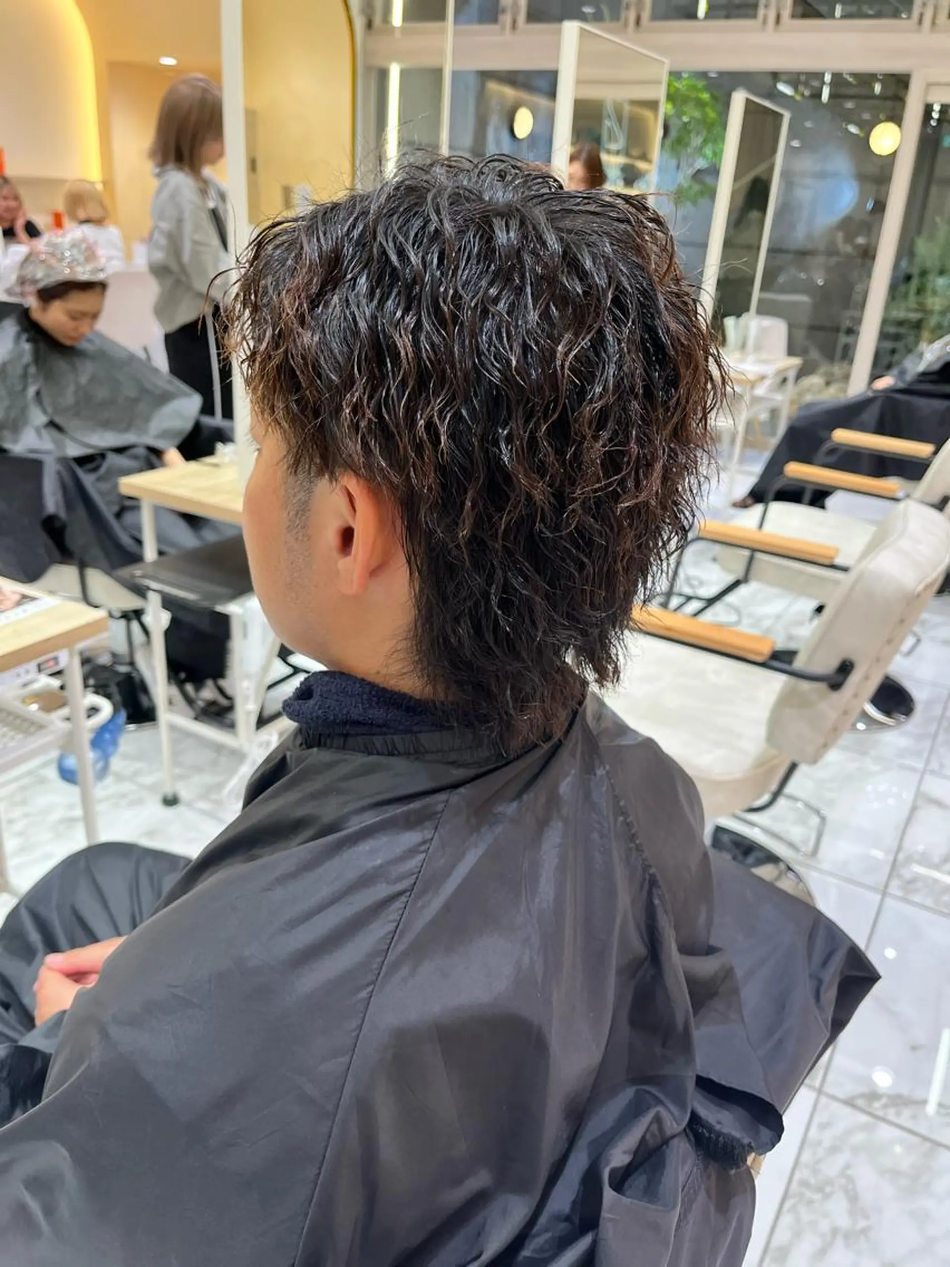 パーマ メンズ カット パーマ ∴Sanae. ∴ トータルビューティーのマツエク・マツパデザイン