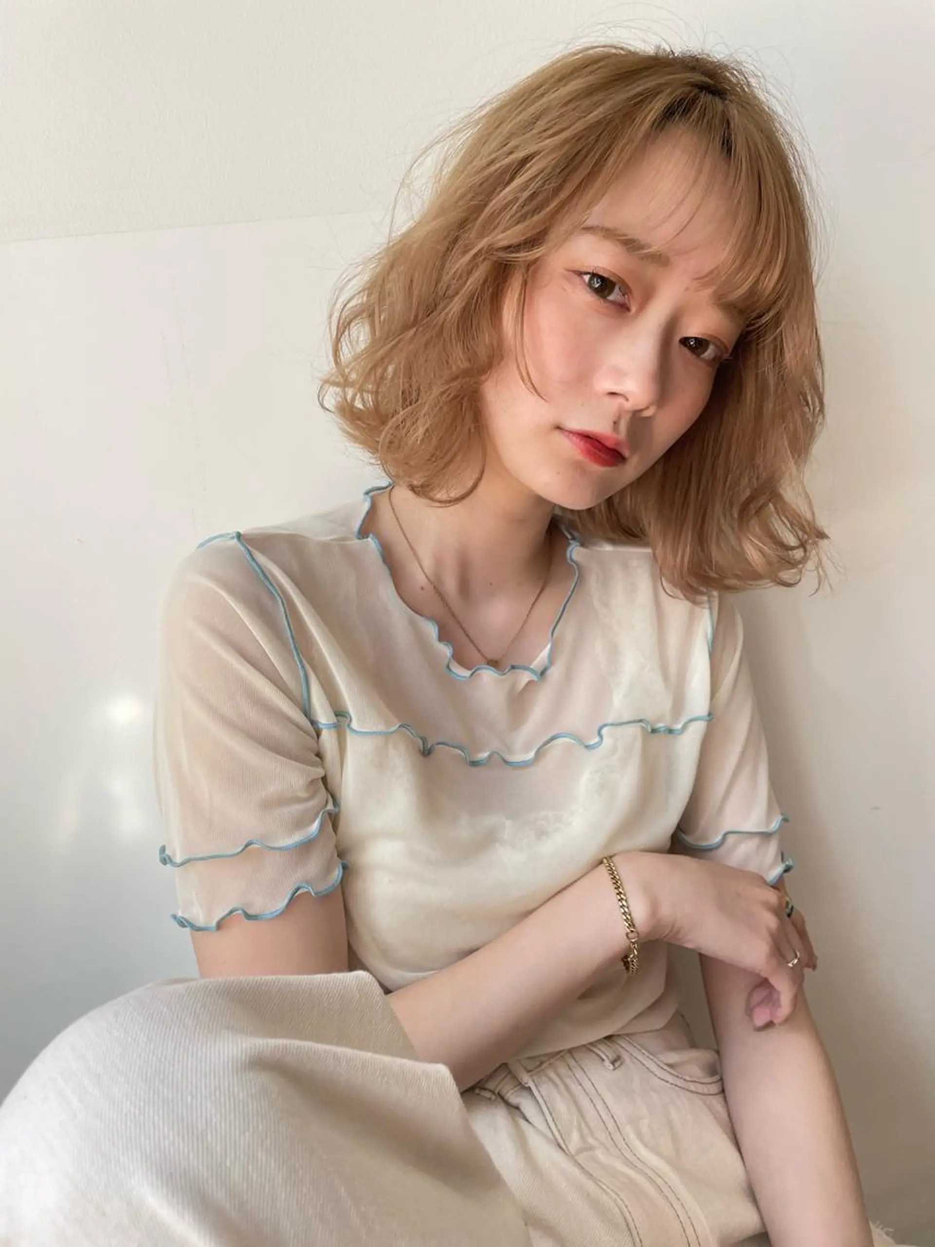 カラー momone🍒 メンズカットパーマのヘアスタイル