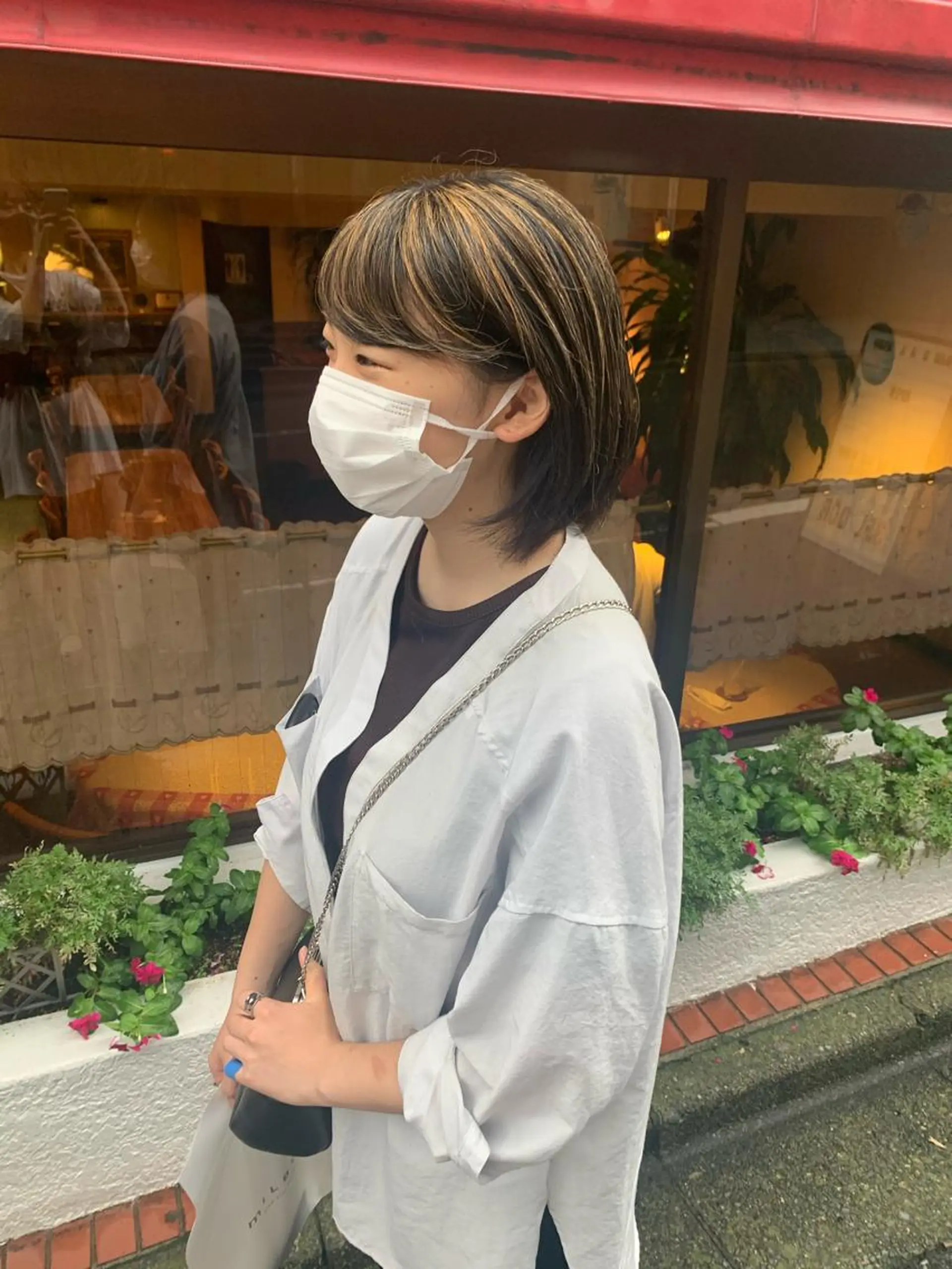 ミディアム カラー ヘアアレンジ 憧れの艶ハイトーンへ 🌙サイダサキのヘアスタイル