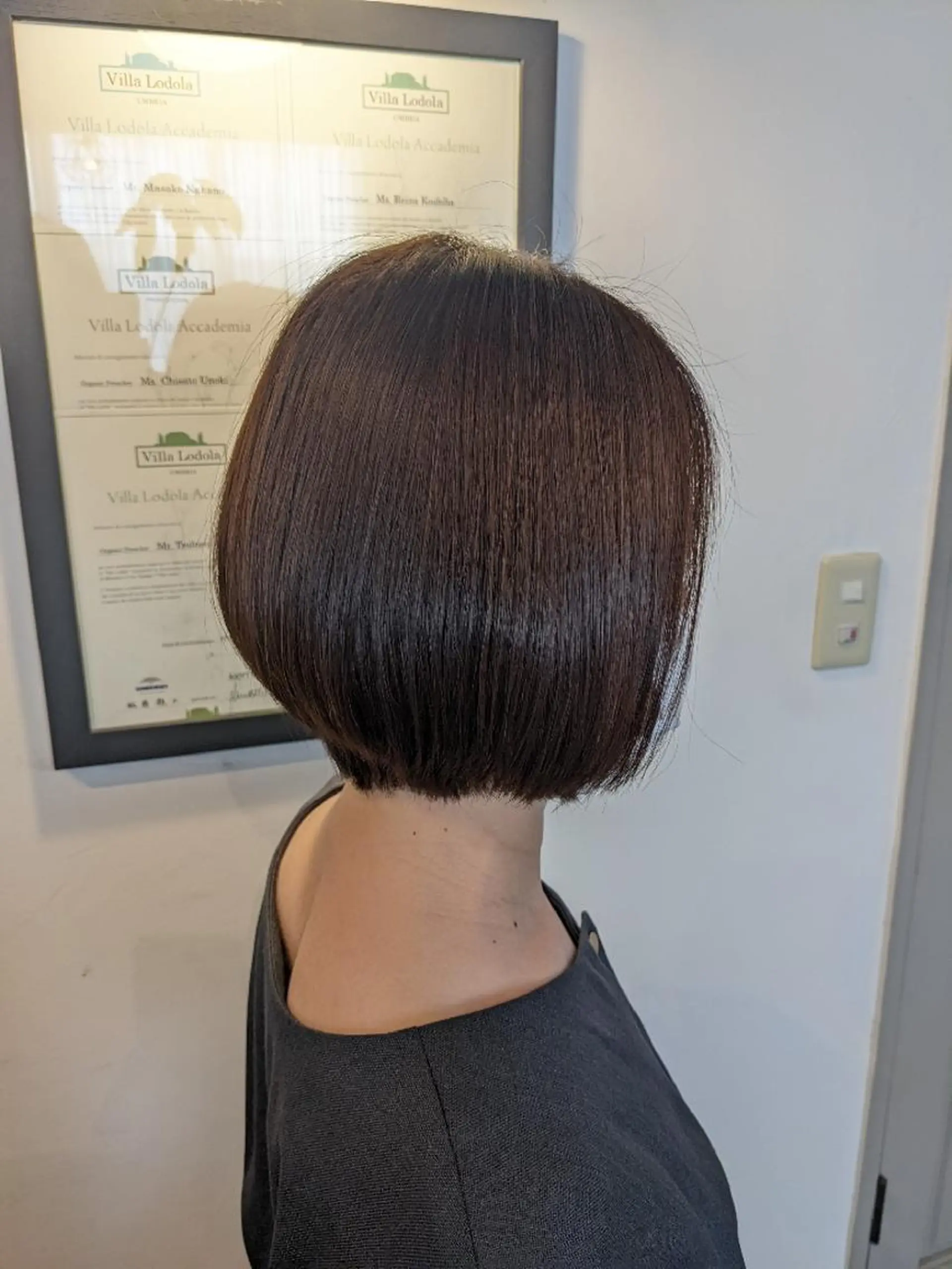 ショート 丸みショート ショートヘア カット ヘアカラー トリートメント newi 天王寺　 masakoのヘアスタイル