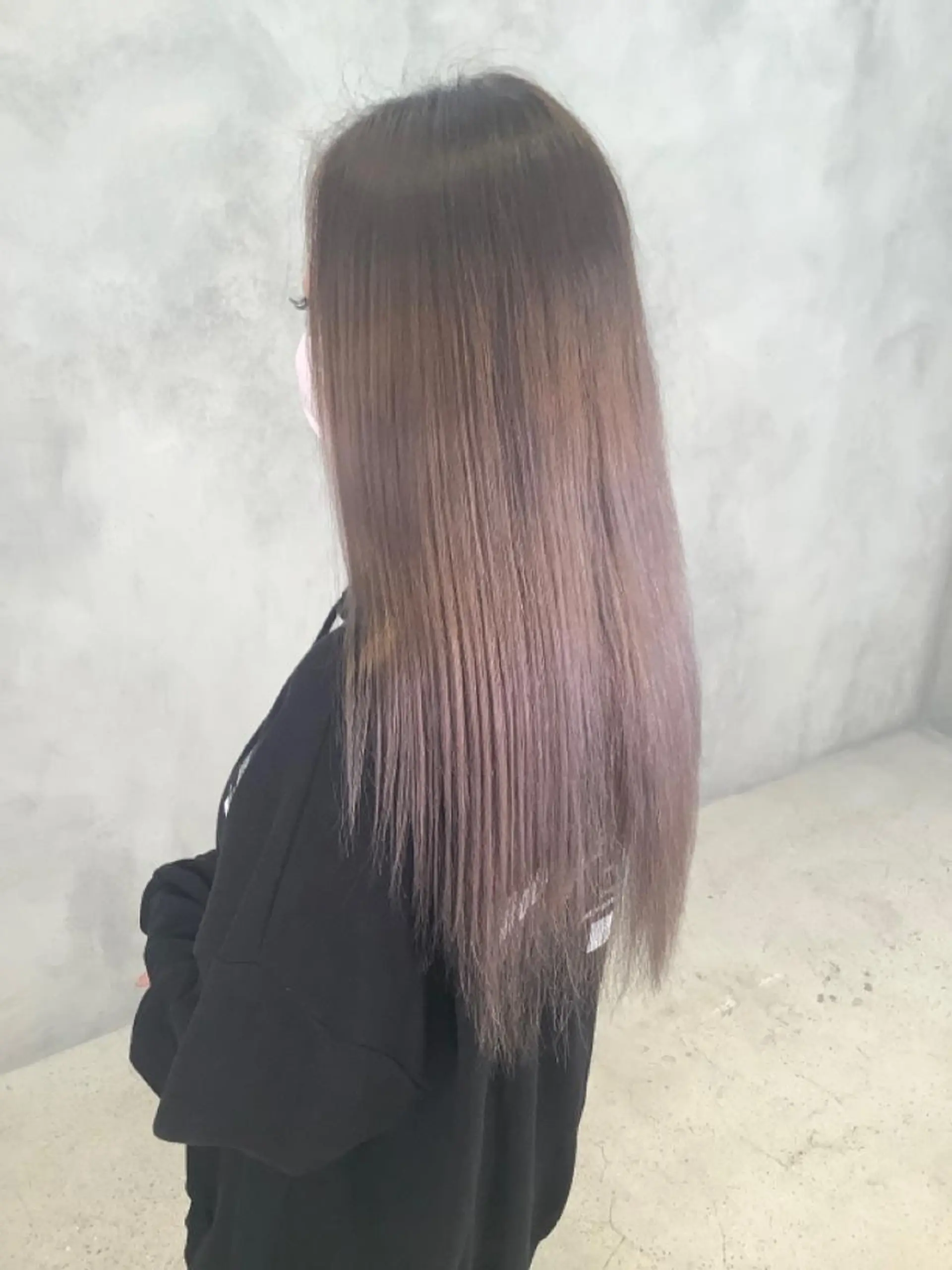 ロング カラー バレイヤージュ レイヤーカット ✳️ウルフ/メンズ/ スパイラルパーマ✳️のヘアスタイル