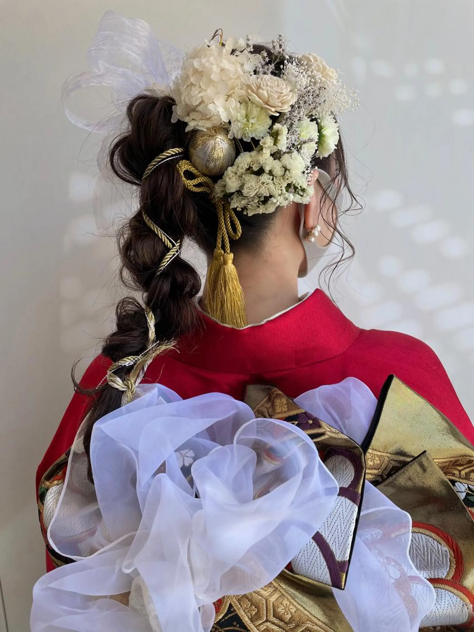 セミロング ヘアアレンジ ヘアメイク new meのヘアスタイル