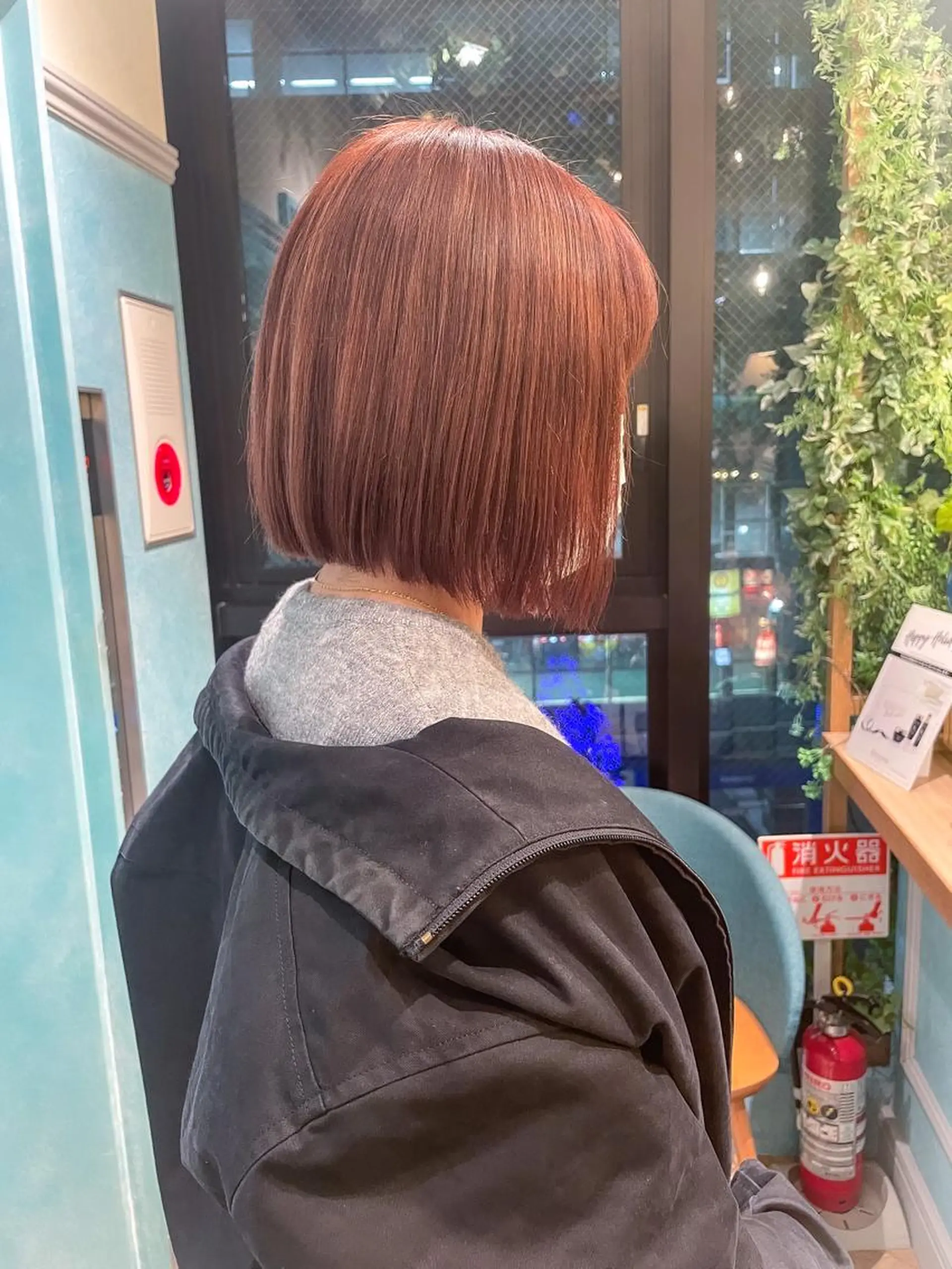 ショート カット 縮毛矯正　髪質改善 韓国風レイヤー　吉田のヘアスタイル