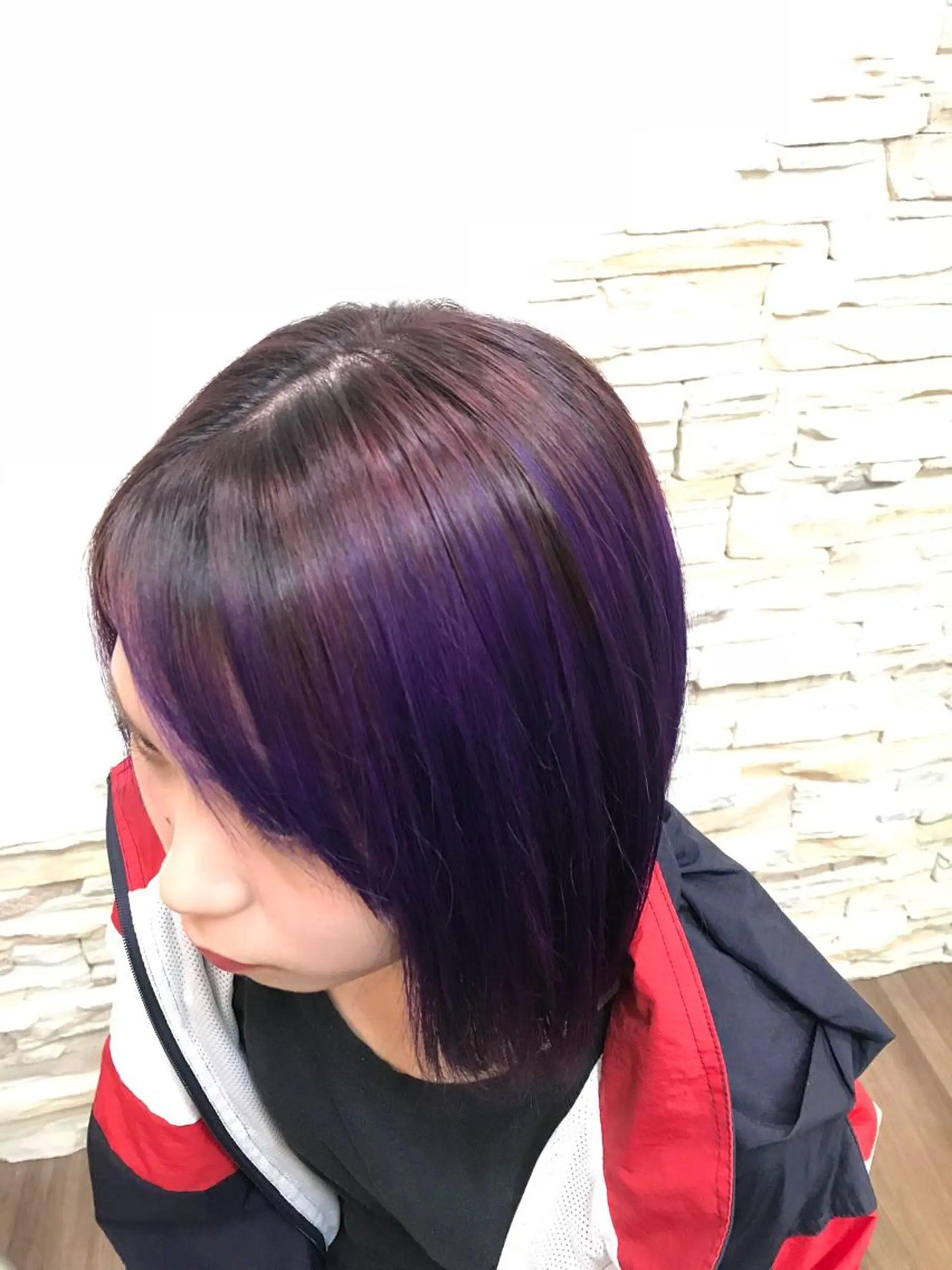 ショート カラー ピンクカラー a aのヘアスタイル