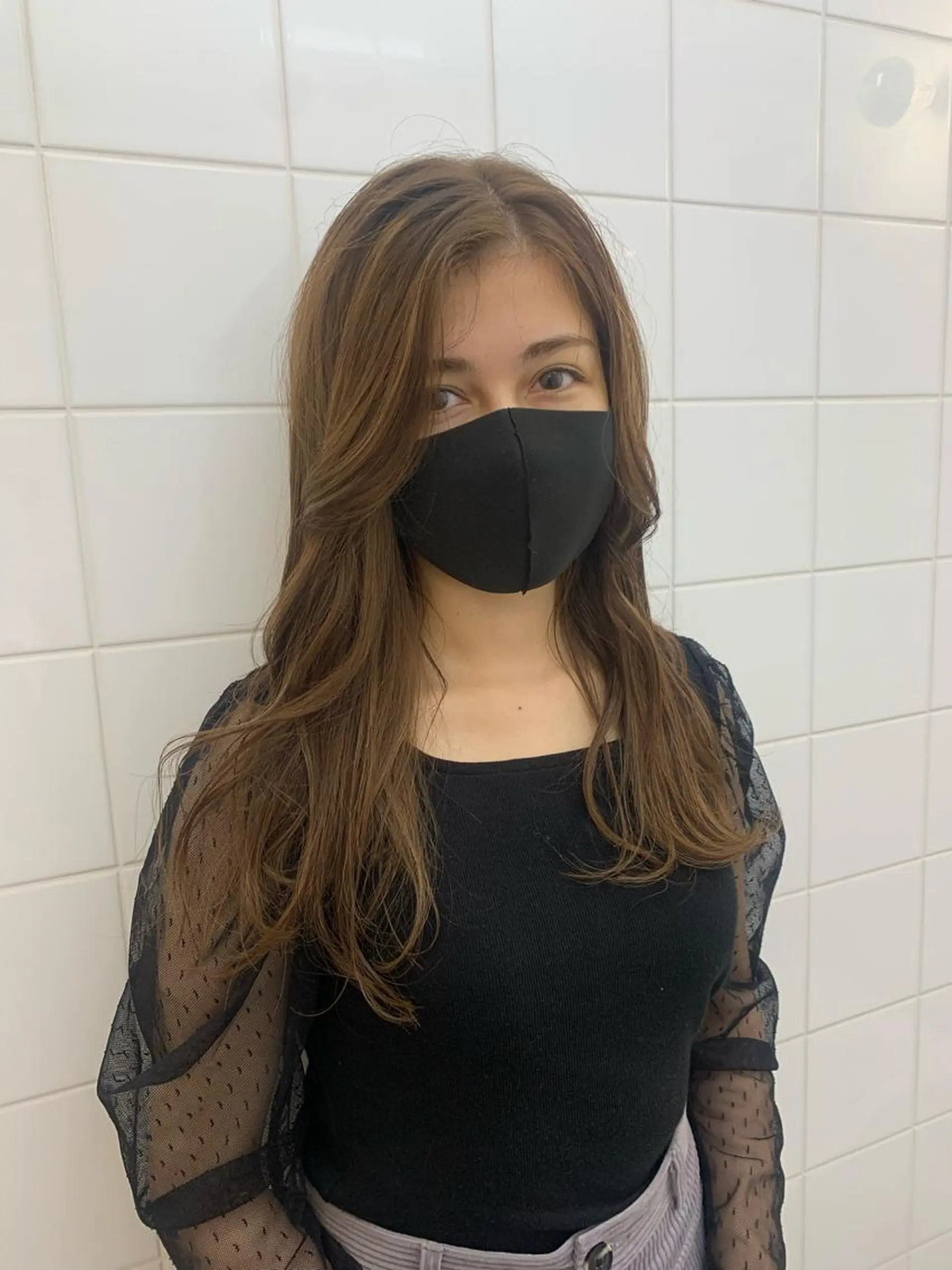 ロング カラー ヘアアレンジ 🧨ブリーチー×ボブ レイヤー💎じゅえるのヘアスタイル