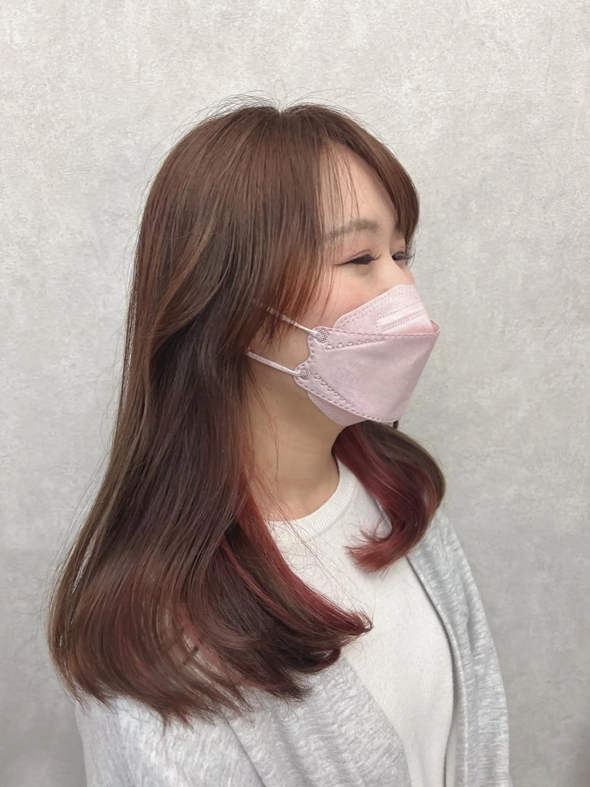 ロング カラー インナーカラー ピンクカラー カット ヘッドスパ Seasonal〜（シーズナル）所属・伊藤 早人のヘアスタイル