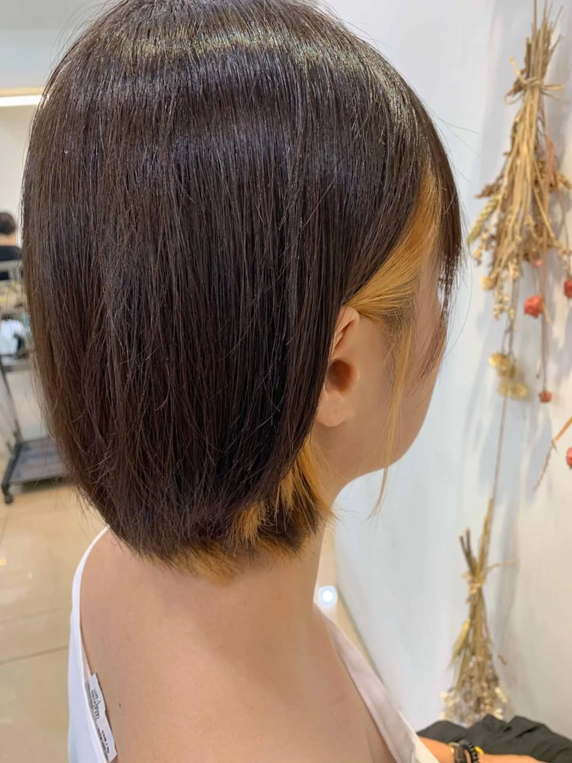 ミディアム カラー 縮毛矯正/髪質改善 /韓国風　山川春輝のヘアスタイル
