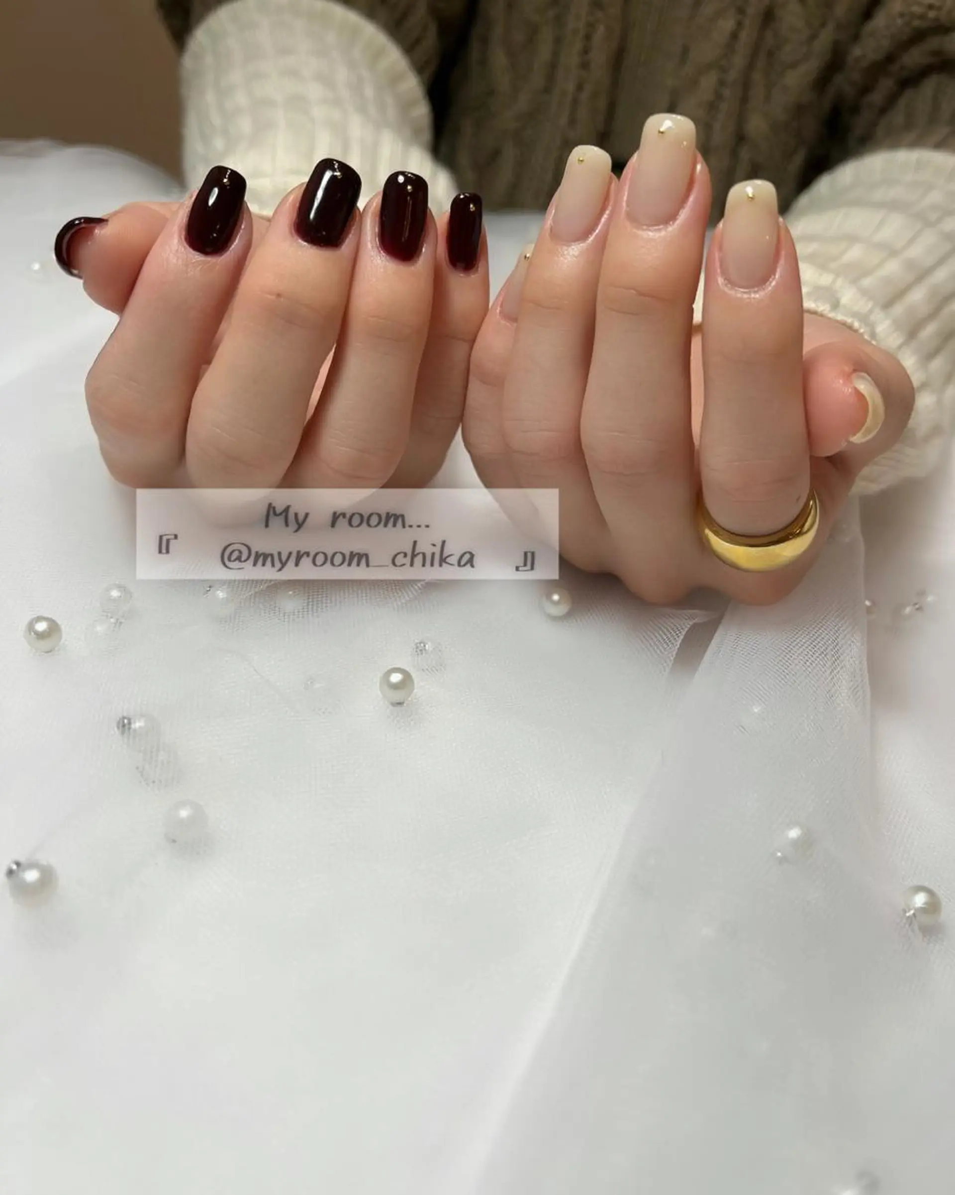 ネイル シンプルネイル Amua.facial salon所属・ネイル・ハーブ Amua.新宿御苑のエステ・リラクイメージ