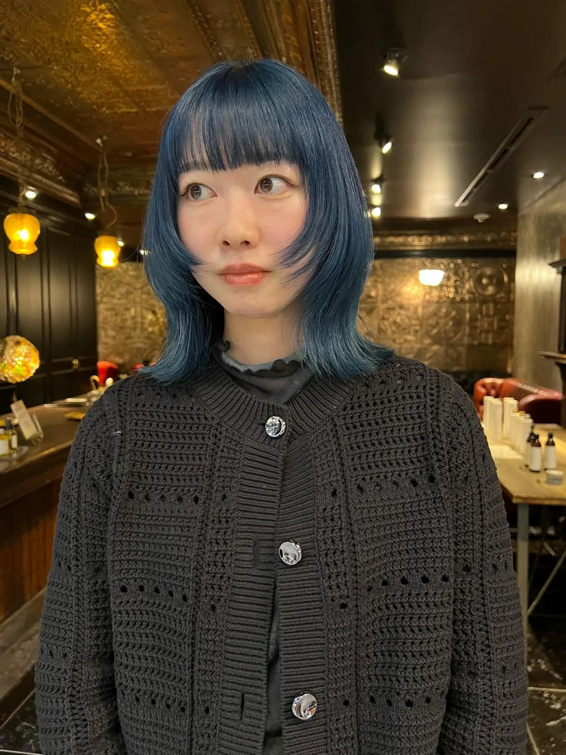 ミディアム カラー 圧倒的デザイン力 店長🎨RENAのヘアスタイル