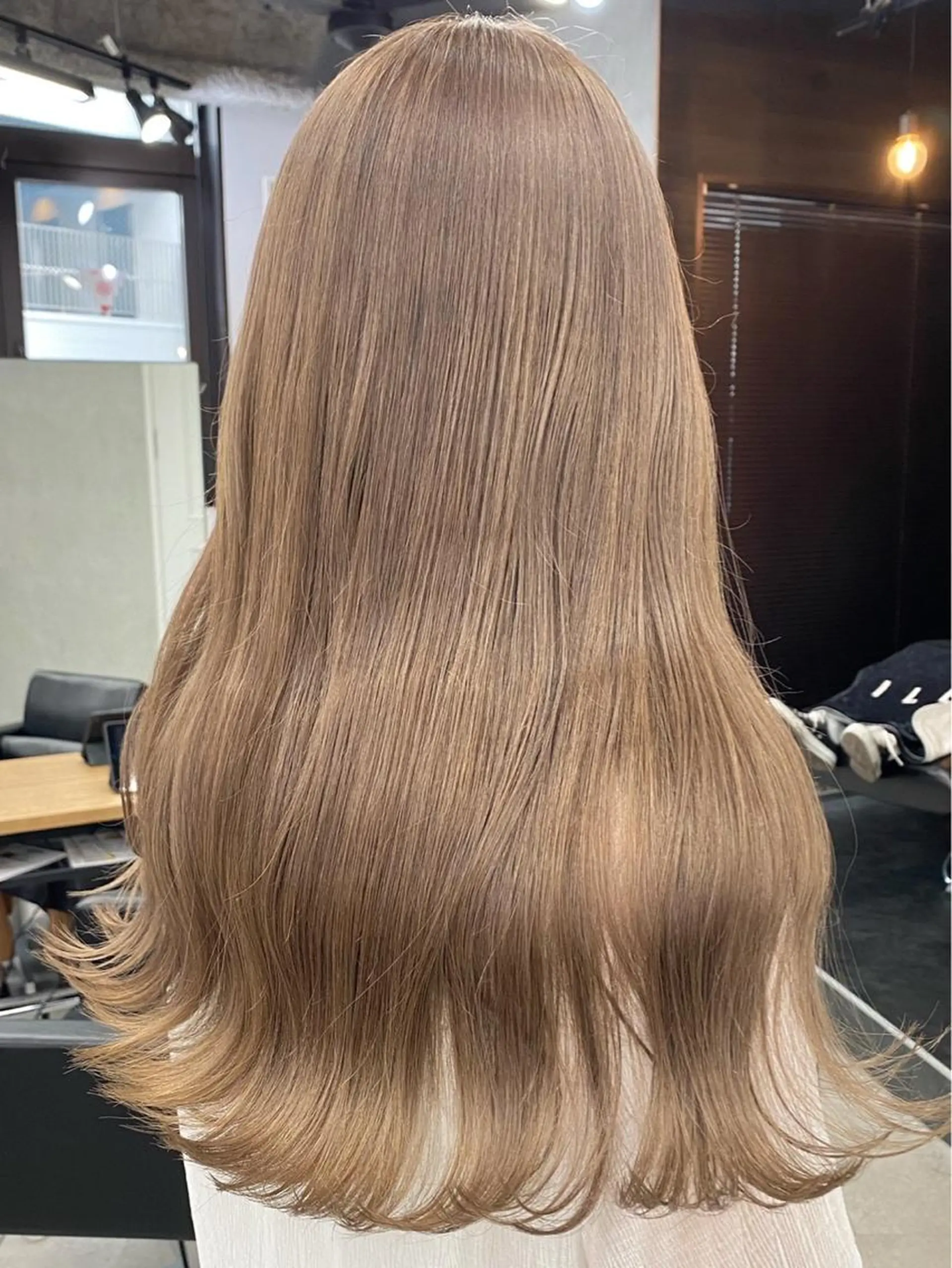 ロング カラー ヘアアレンジ ベージュカラー ミルクティーベージュ 🫧透明感カラー/ ナルハ🫧のヘアスタイル