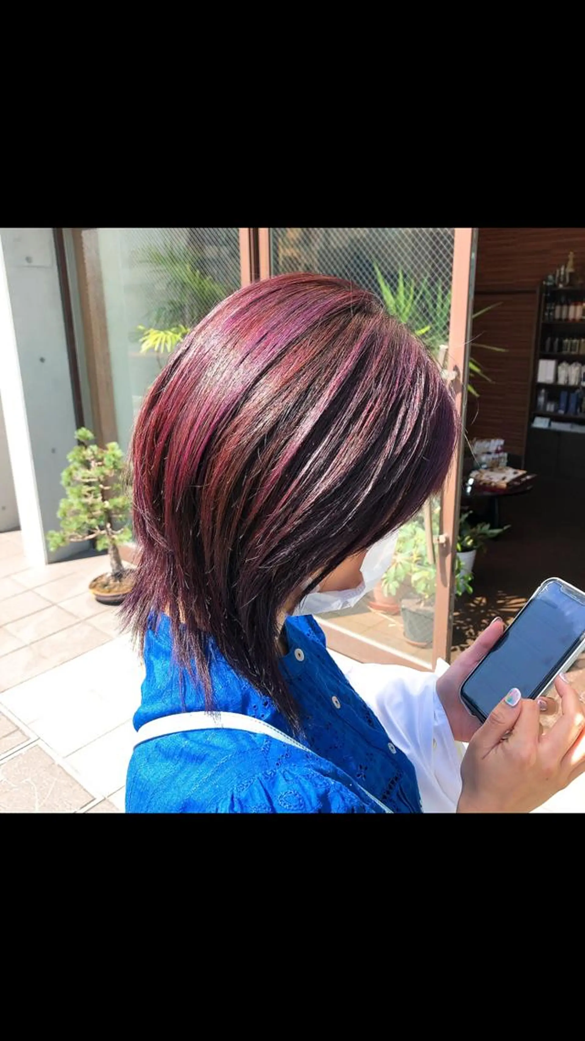 ショート ハイライト ヘアカラー Glanz hair 坂牛匠のヘアスタイル