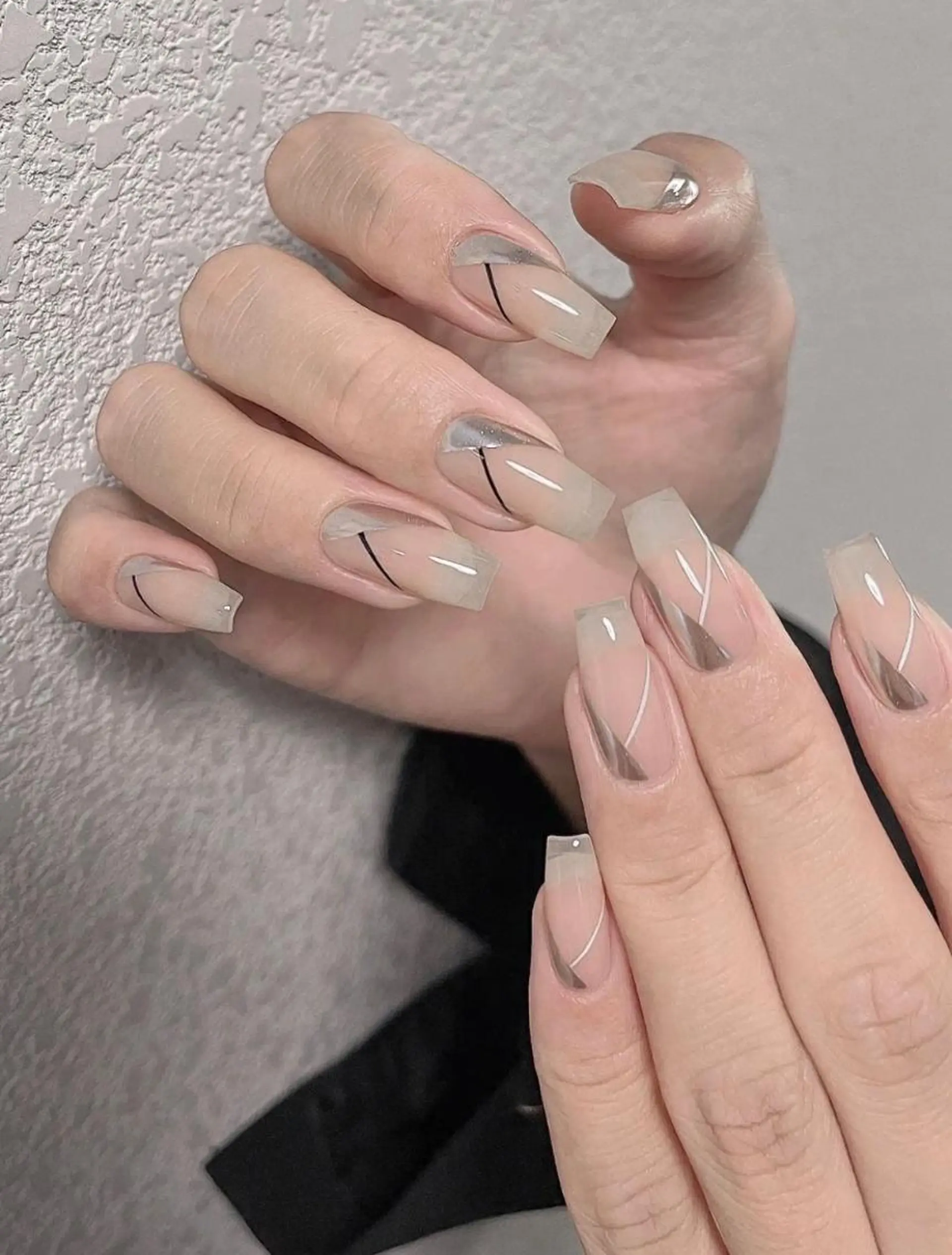 ネイル ワンホンネイル 長さだし専門店 M2　rikaのネイルデザイン