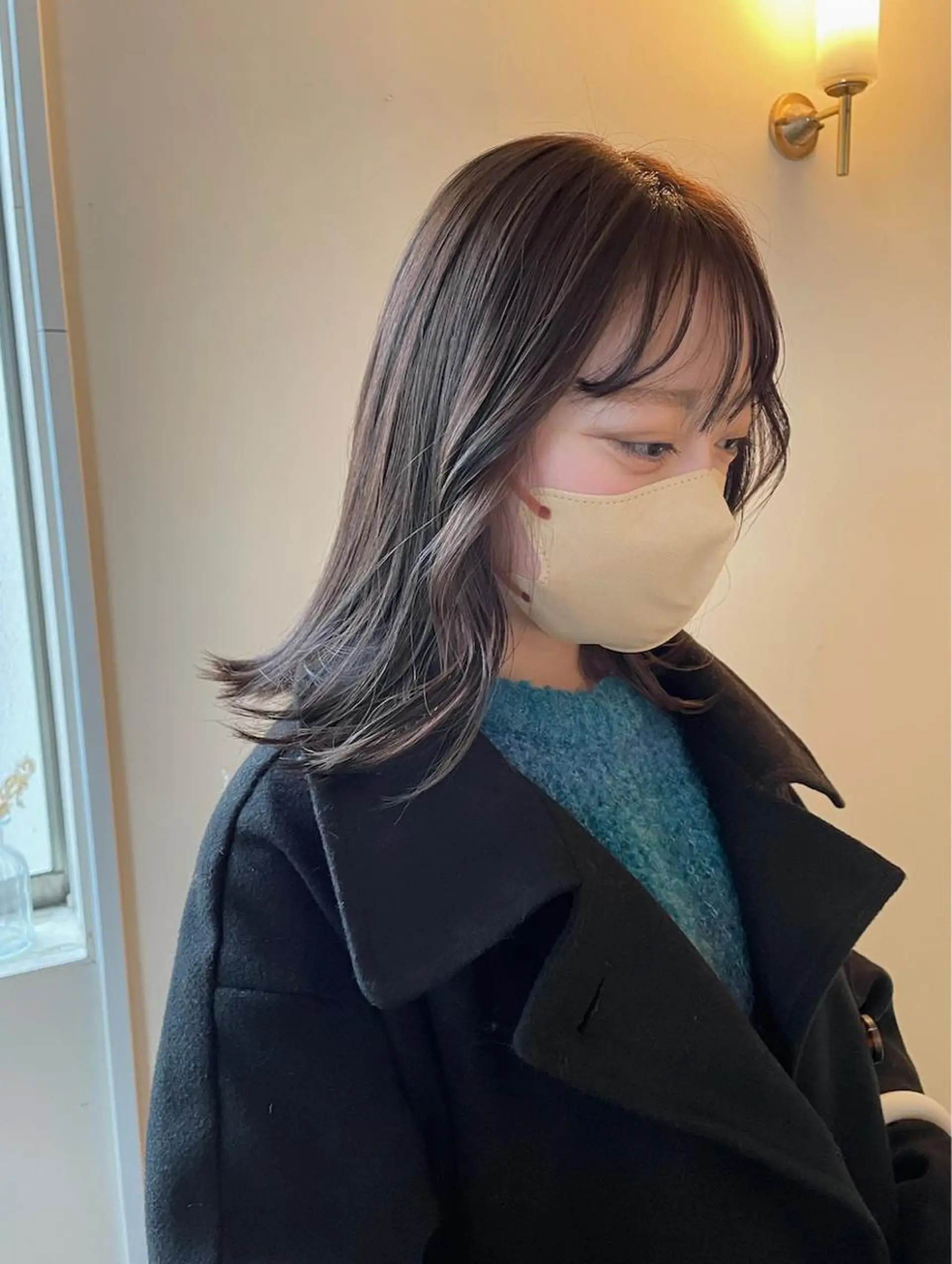 ミディアム カラー ブリーチ 透明感カラー ブリーチなしカラー Re.ly🎀 Ricoのヘアスタイル