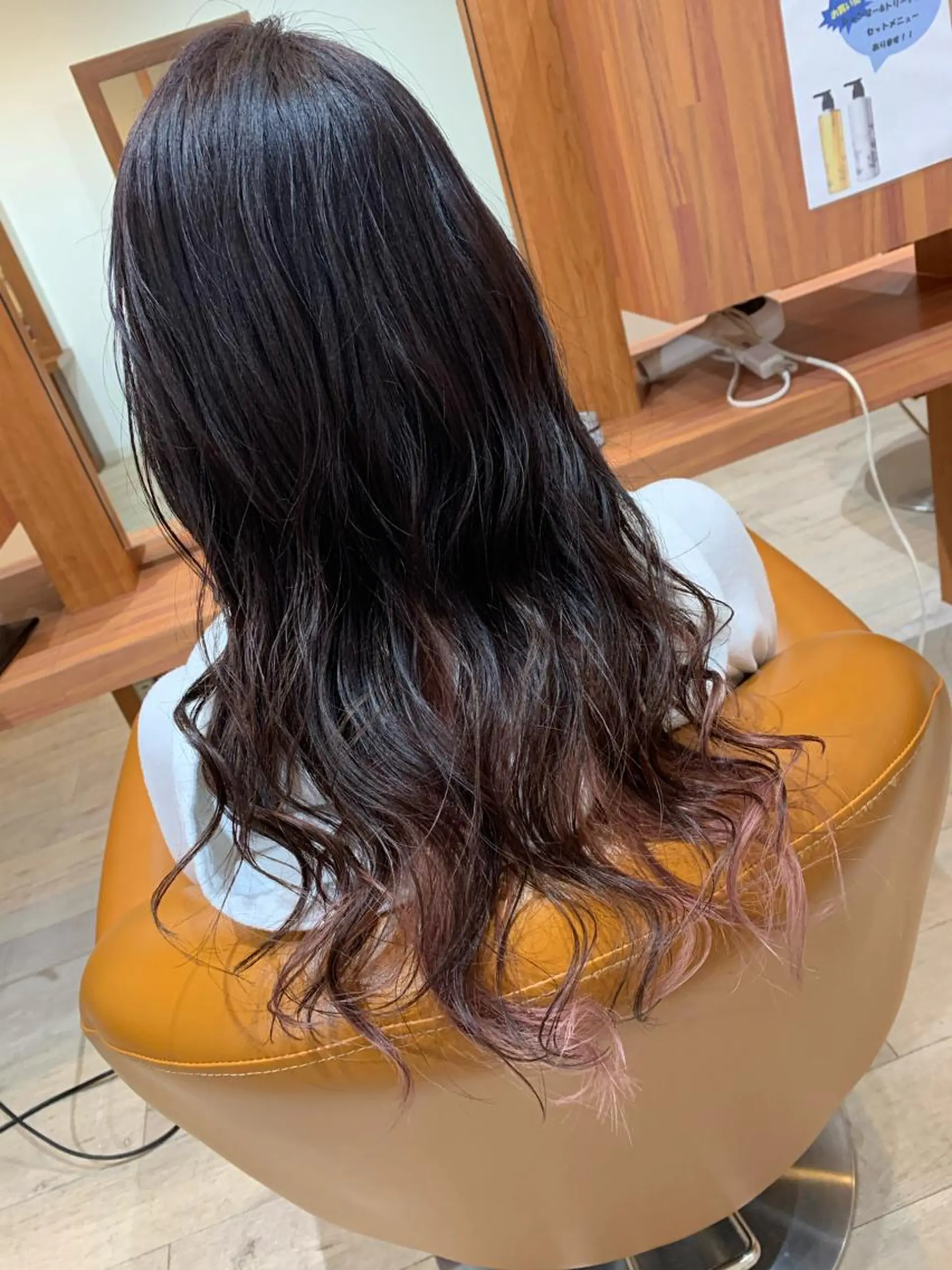 ロング カラー インナーカラー ピンクカラー brace立花 ✂︎ 吉田 茉由のヘアスタイル