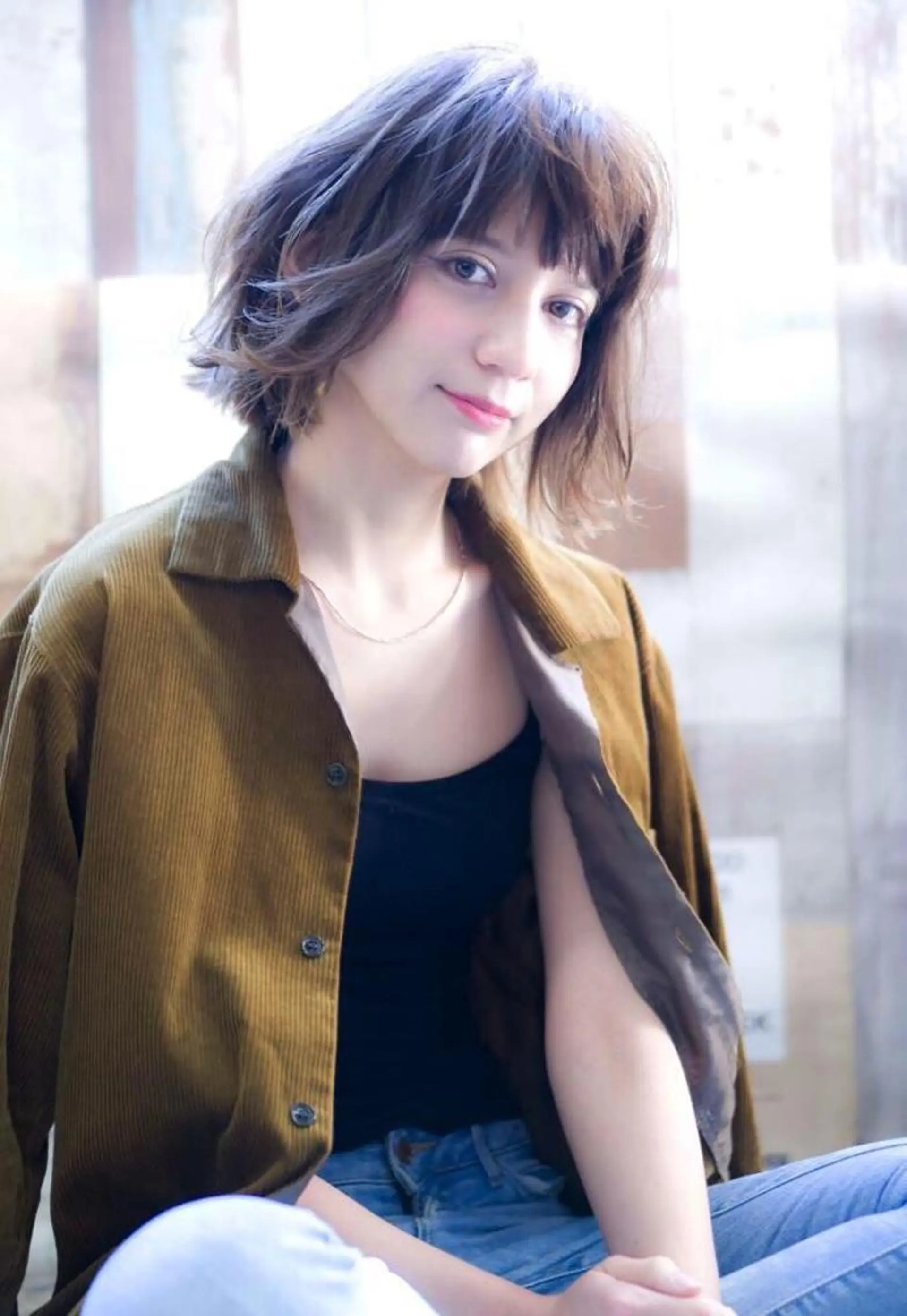 ミディアム カラー レイヤーカット🫧 /髪質改善✨TOWAのヘアスタイル