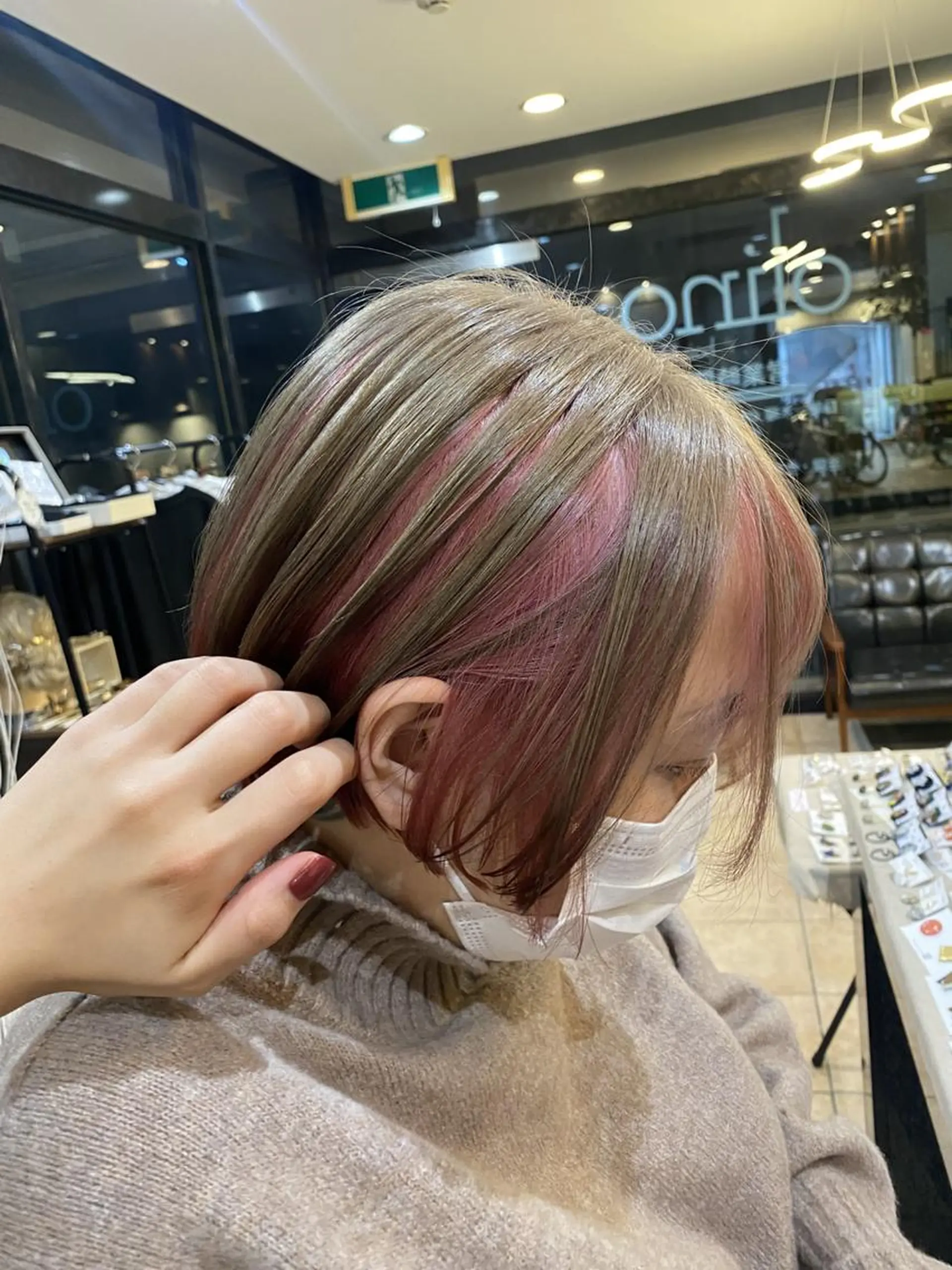 ミディアム olino 【オリノ】西田辺のヘアスタイル