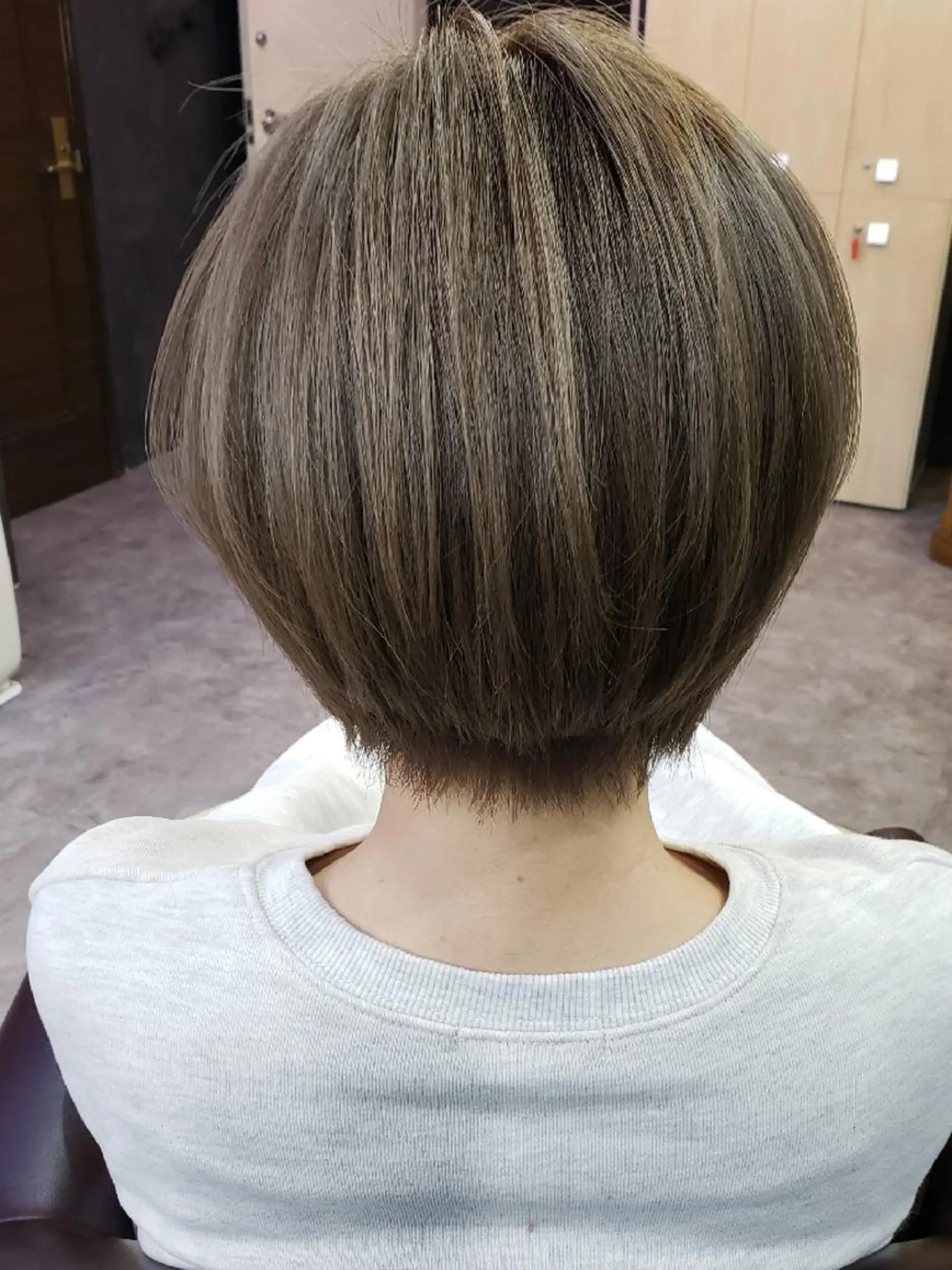 ショート ヘアカラー トリートメント 柴田 えいじのヘアスタイル