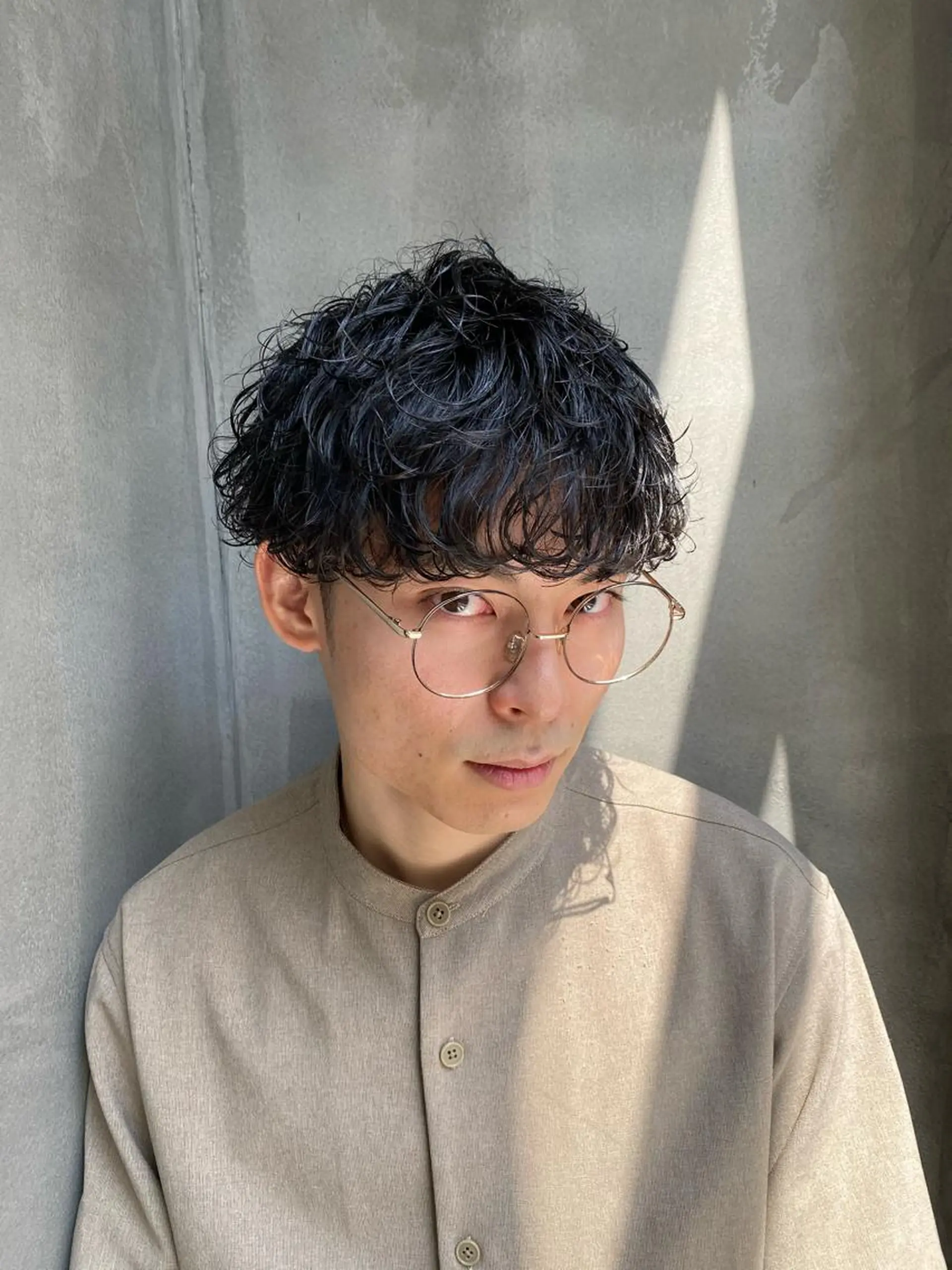 ショート パーマ メンズ カット パーマ Agu hair lore沼館店所属・八戸パーマ/メンズパ ーマ/シンゴ。のヘアスタイル