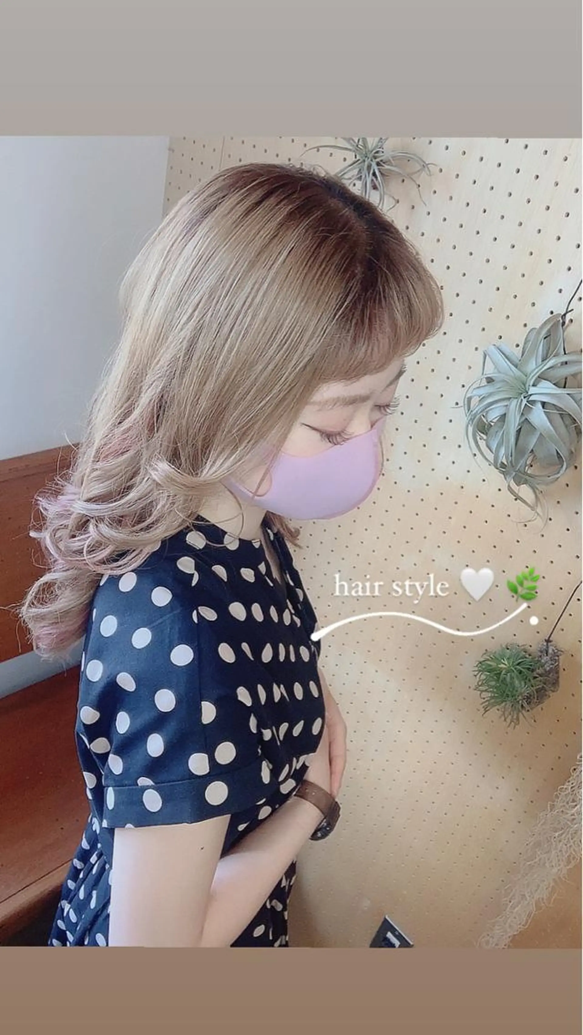 セミロング Rosso獨協大学前 YUNAのヘアスタイル