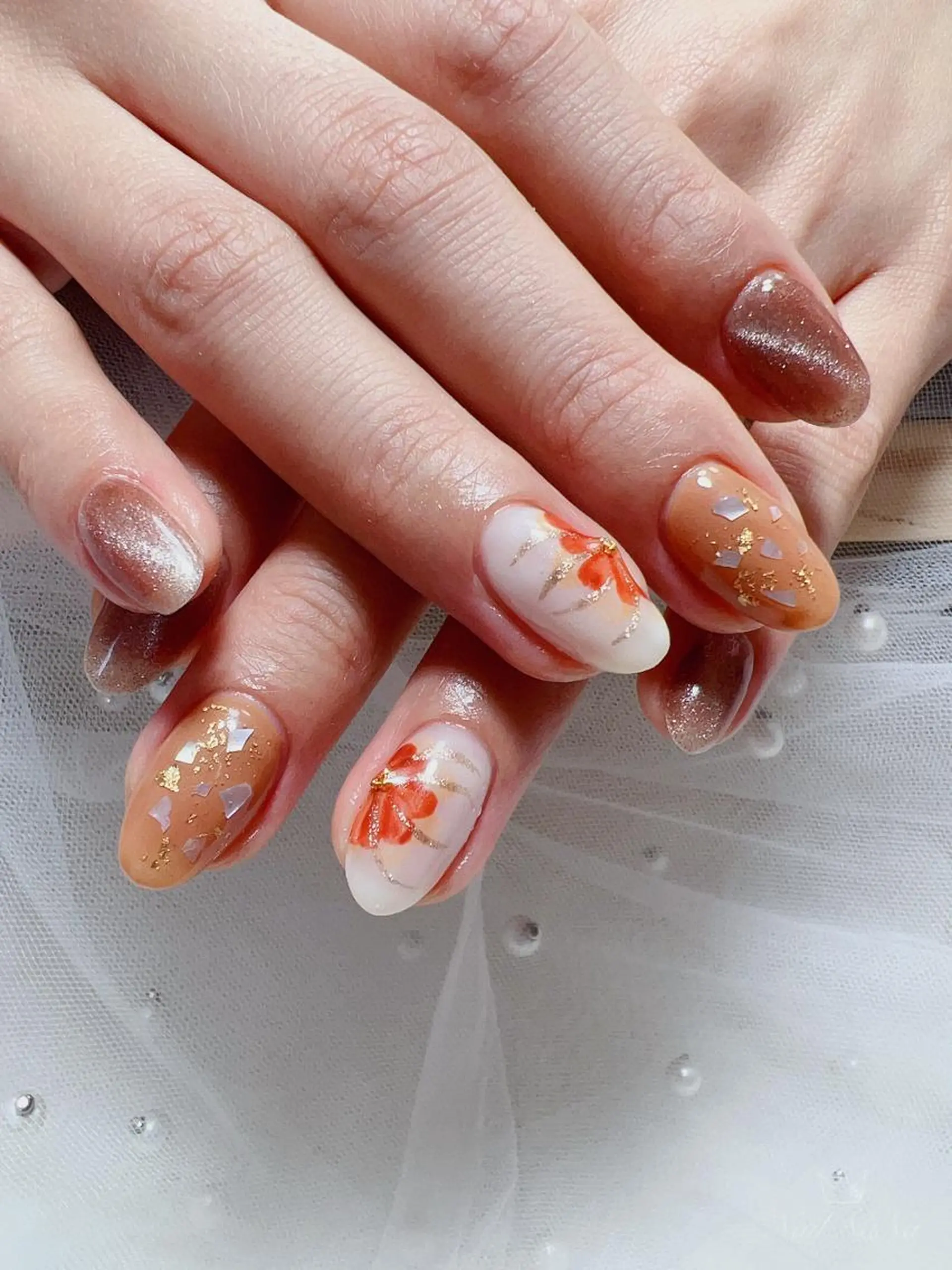 ショート カラー ネイル ハンドネイル Nail NaNaのネイルデザイン
