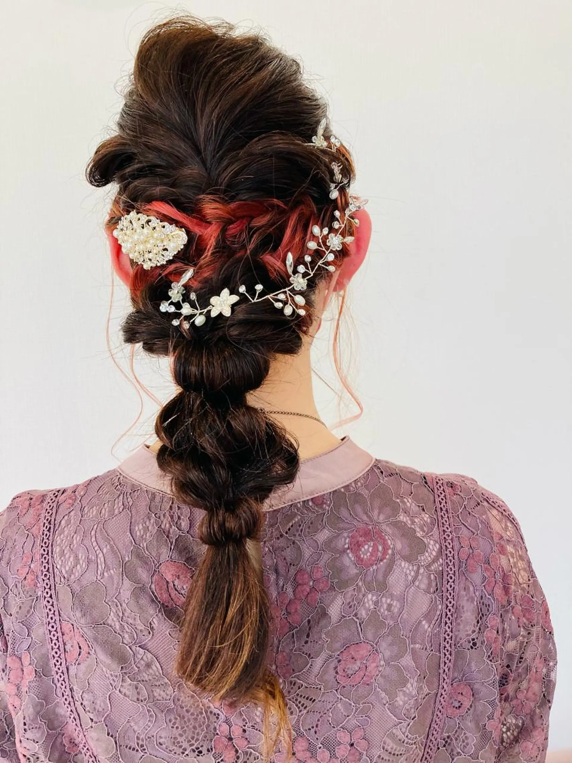 セミロング ヘアアレンジ ヘアセット PazRood 山下のヘアスタイル