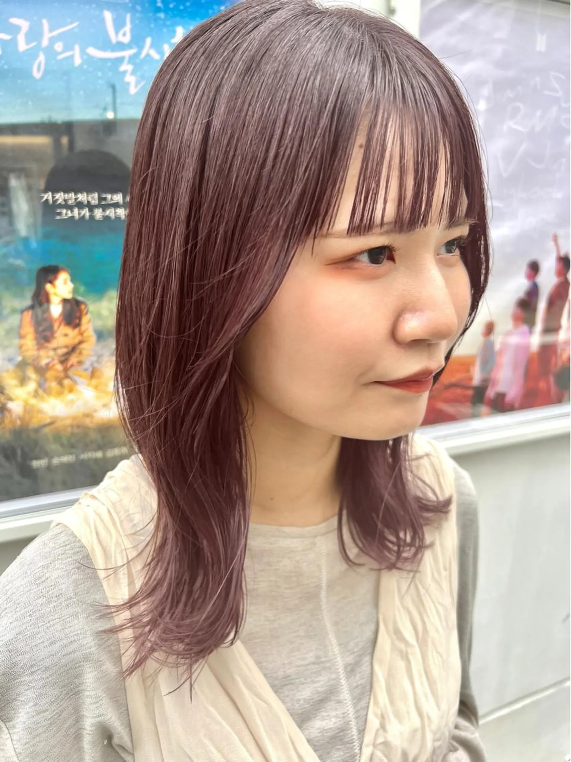 ミディアム カット ヘアカラー トリートメント GO TODAY SHAiRE SALON 広島店所属・三輪 恭平のヘアスタイル