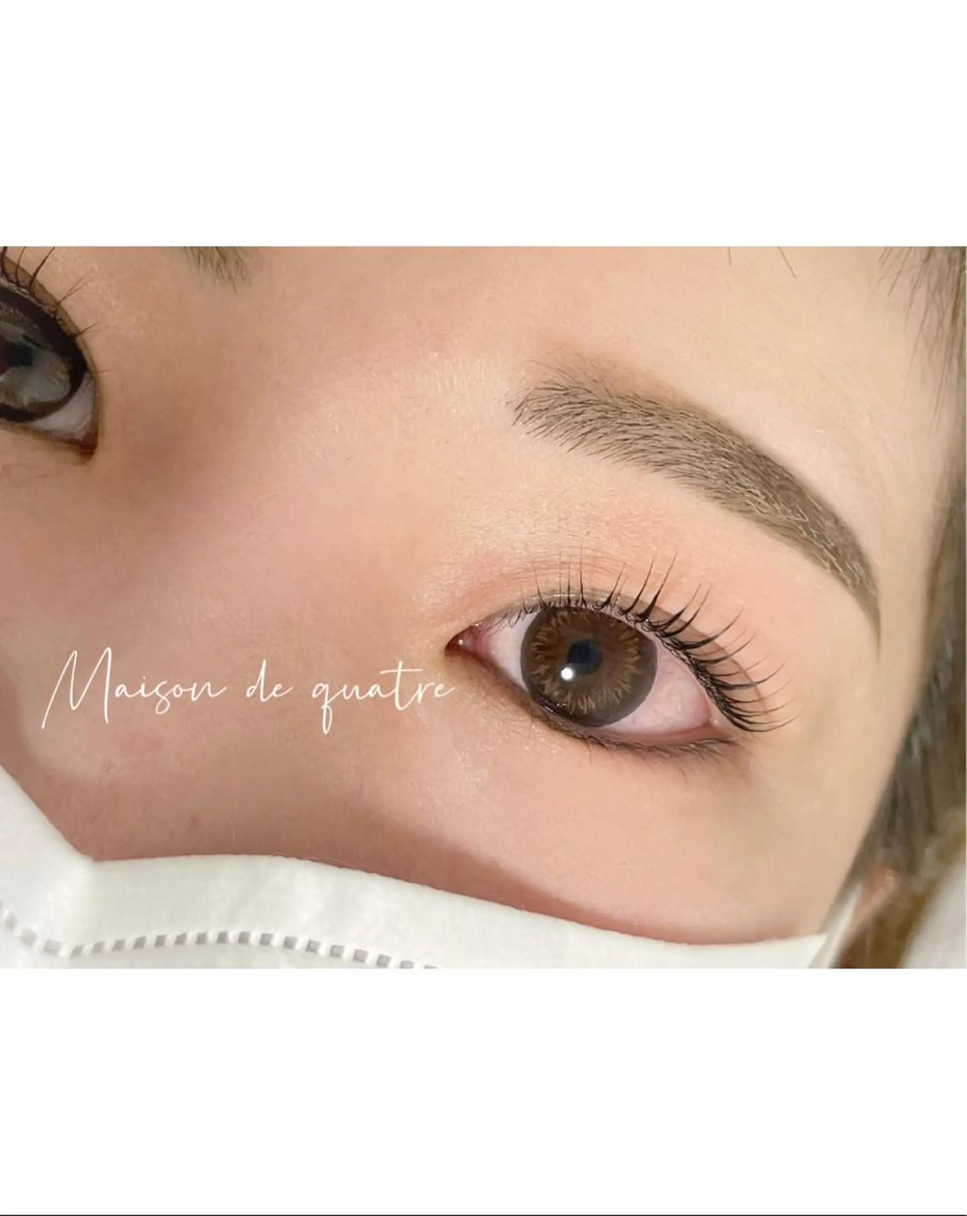 マツエク・マツパ アイブロウ パリジェンヌラッシュリフト Maison de quatreのマツエク・マツパデザイン