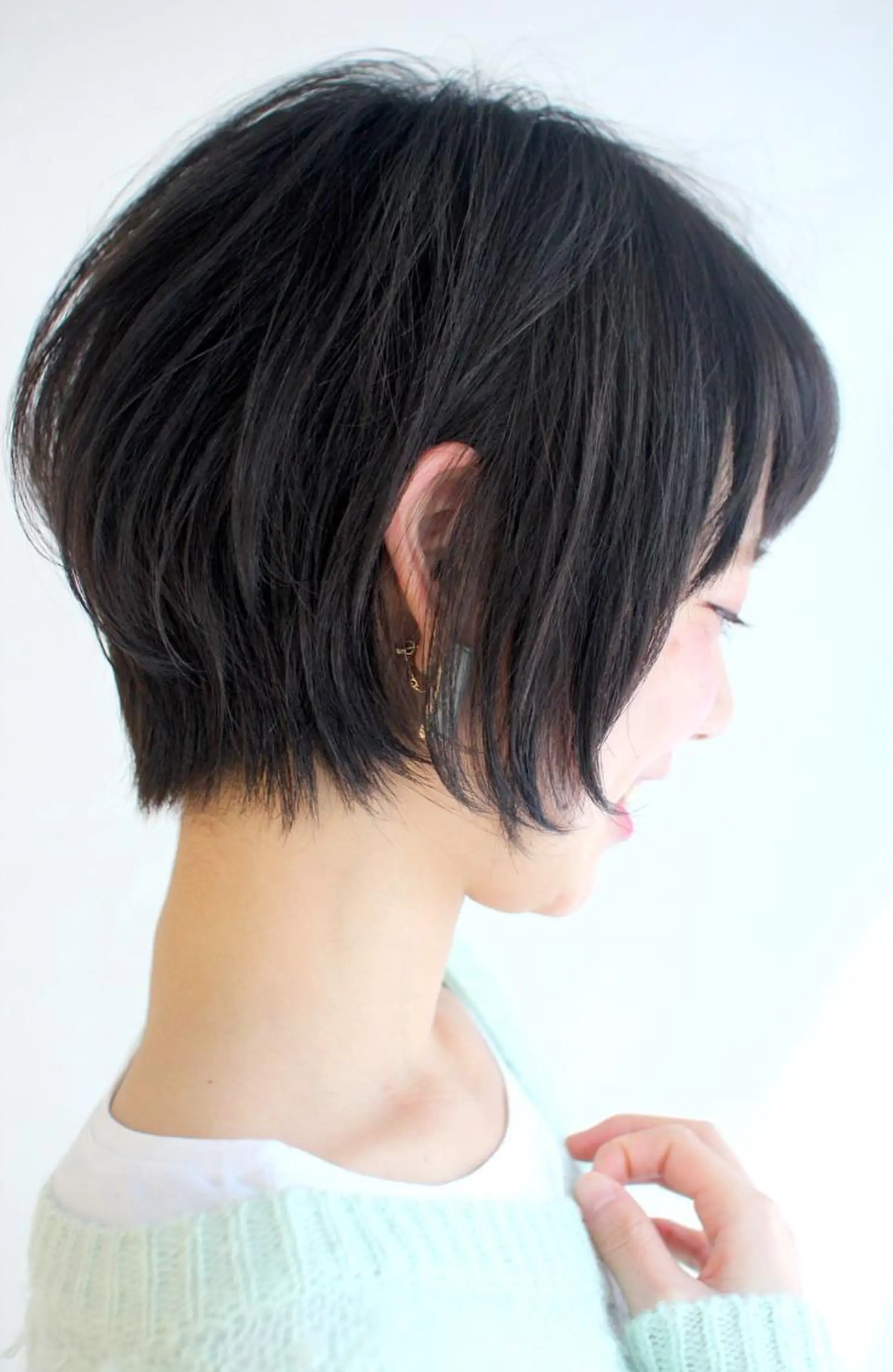 ショート カラー パーマ 羽田 ひろむのヘアスタイル